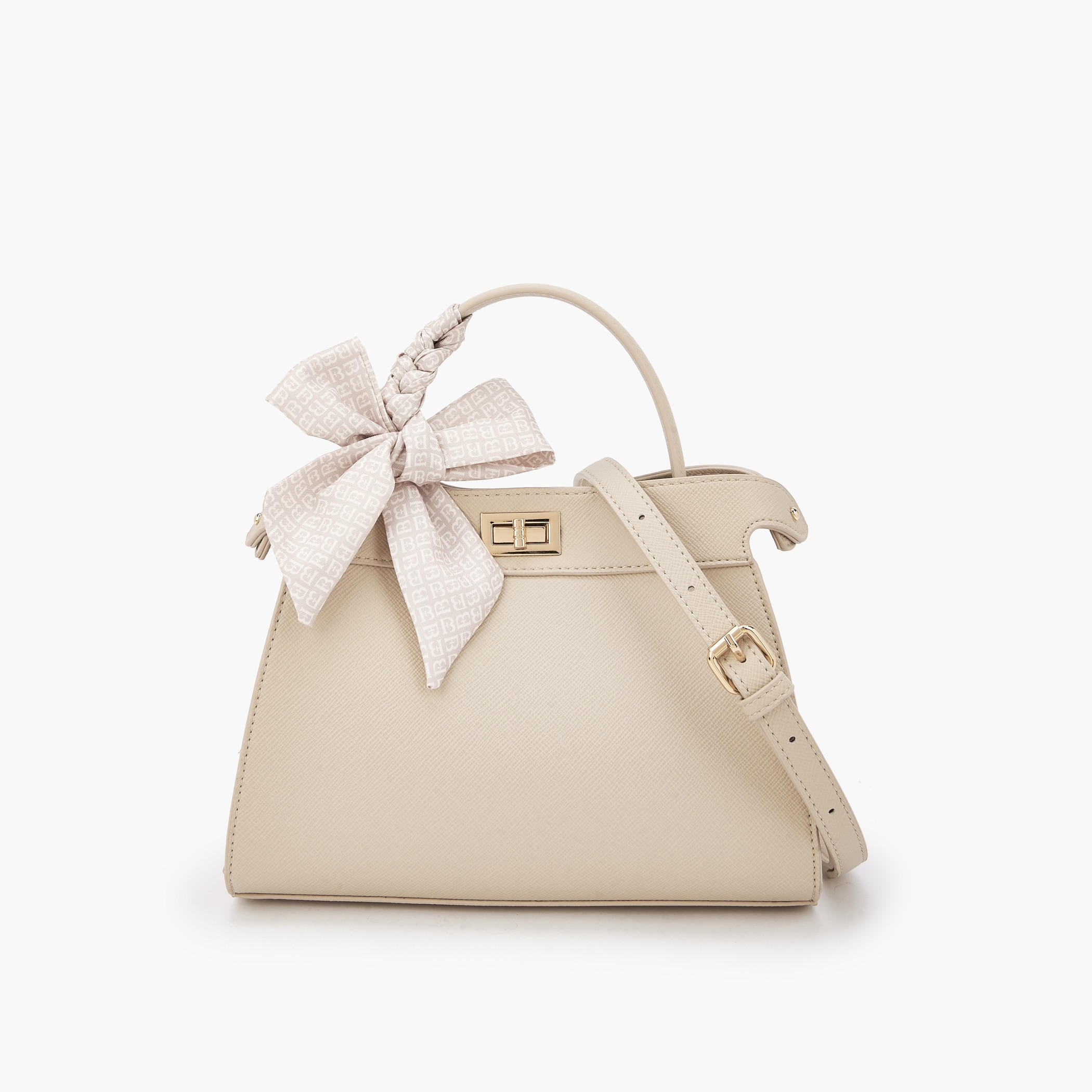 Flora Bella Scarf Accent Tote Bag with Detachable Shoulder Strap-women-bagsandwallets-handbags-image-1