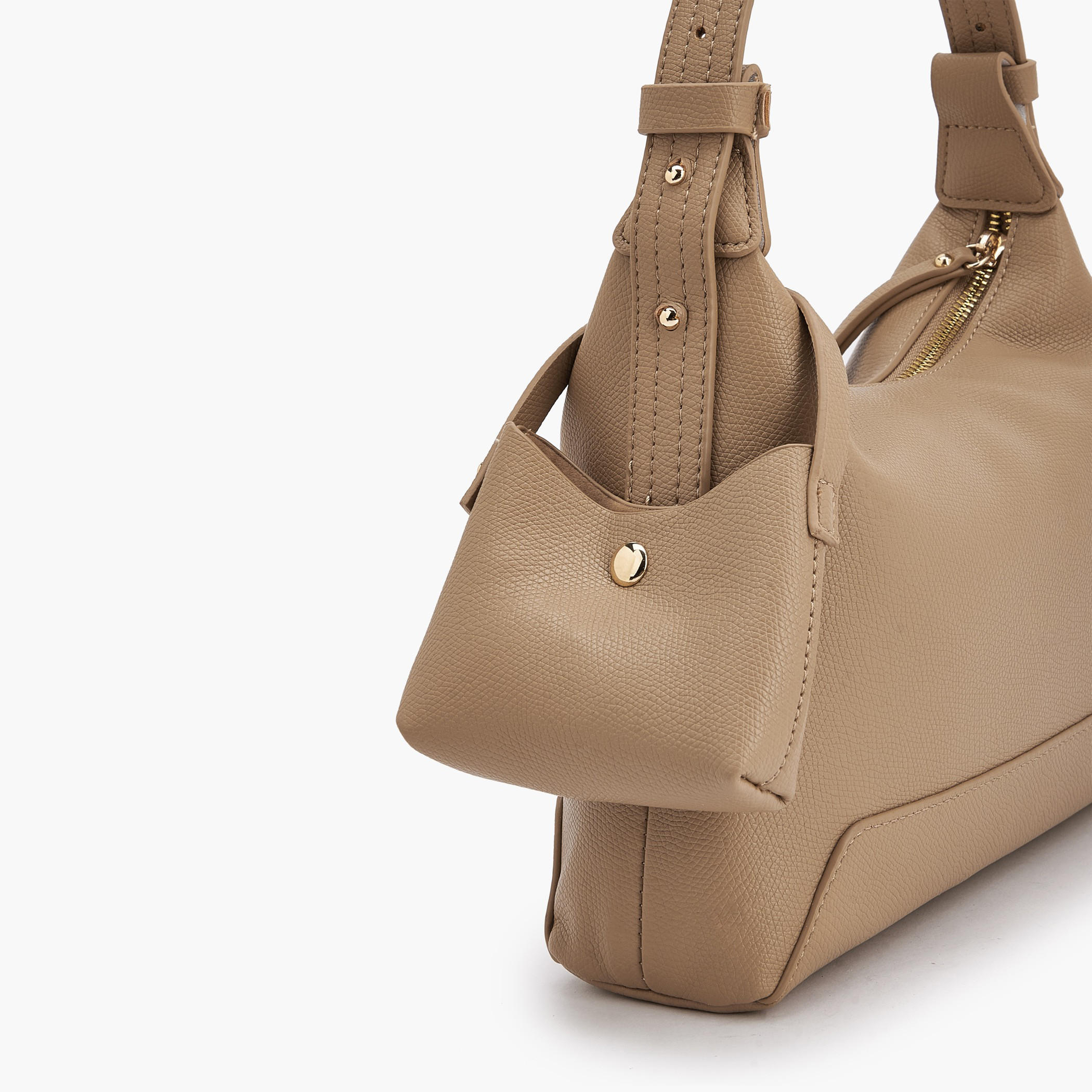 Flora Bella Textured Shoulder Bag with Pouch Charm-women-bagsandwallets-handbags-image-4