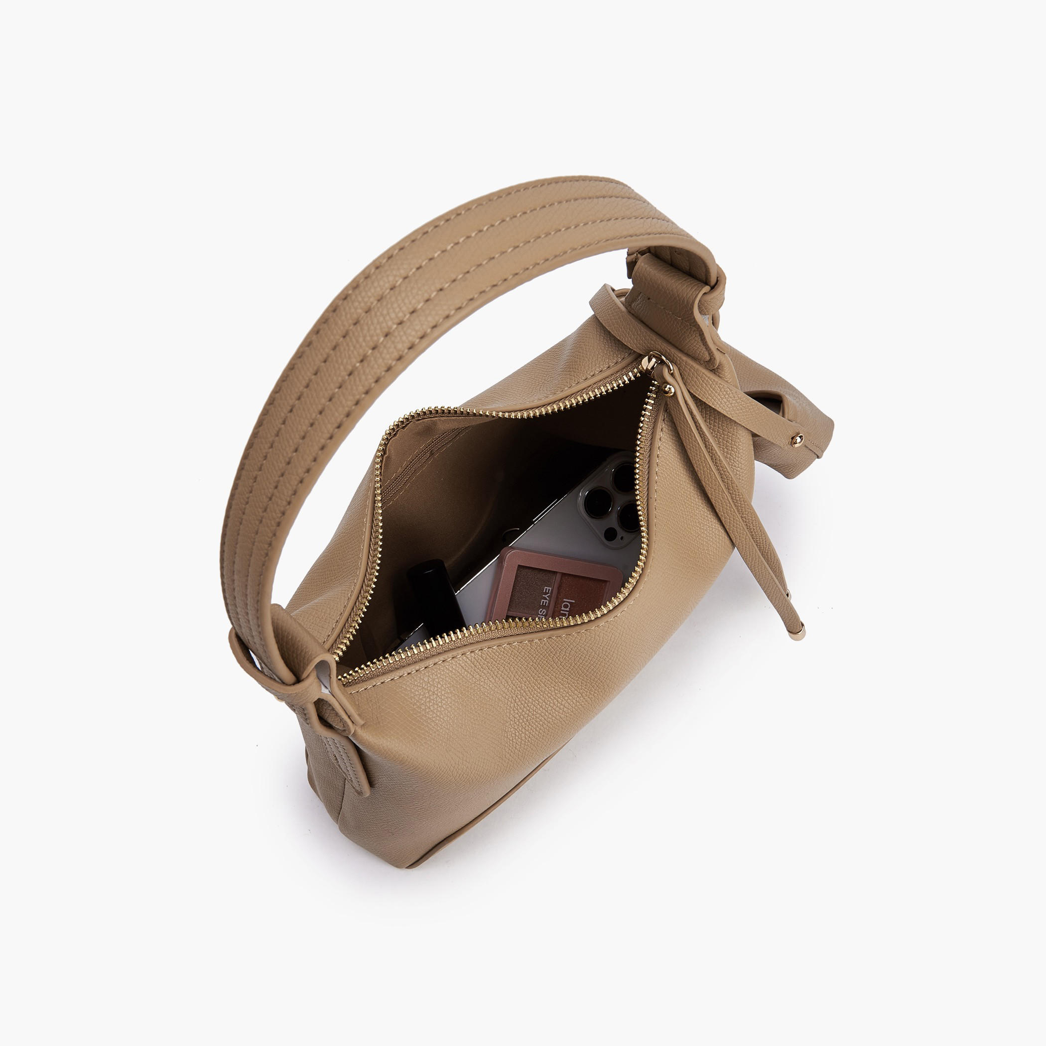 Flora Bella Textured Shoulder Bag with Pouch Charm-women-bagsandwallets-handbags-image-7