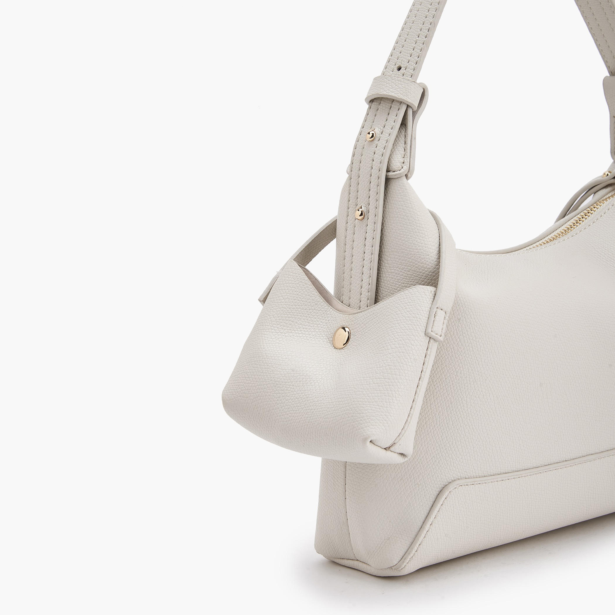 Flora Bella Textured Shoulder Bag with Pouch Charm-women-bagsandwallets-handbags-image-4