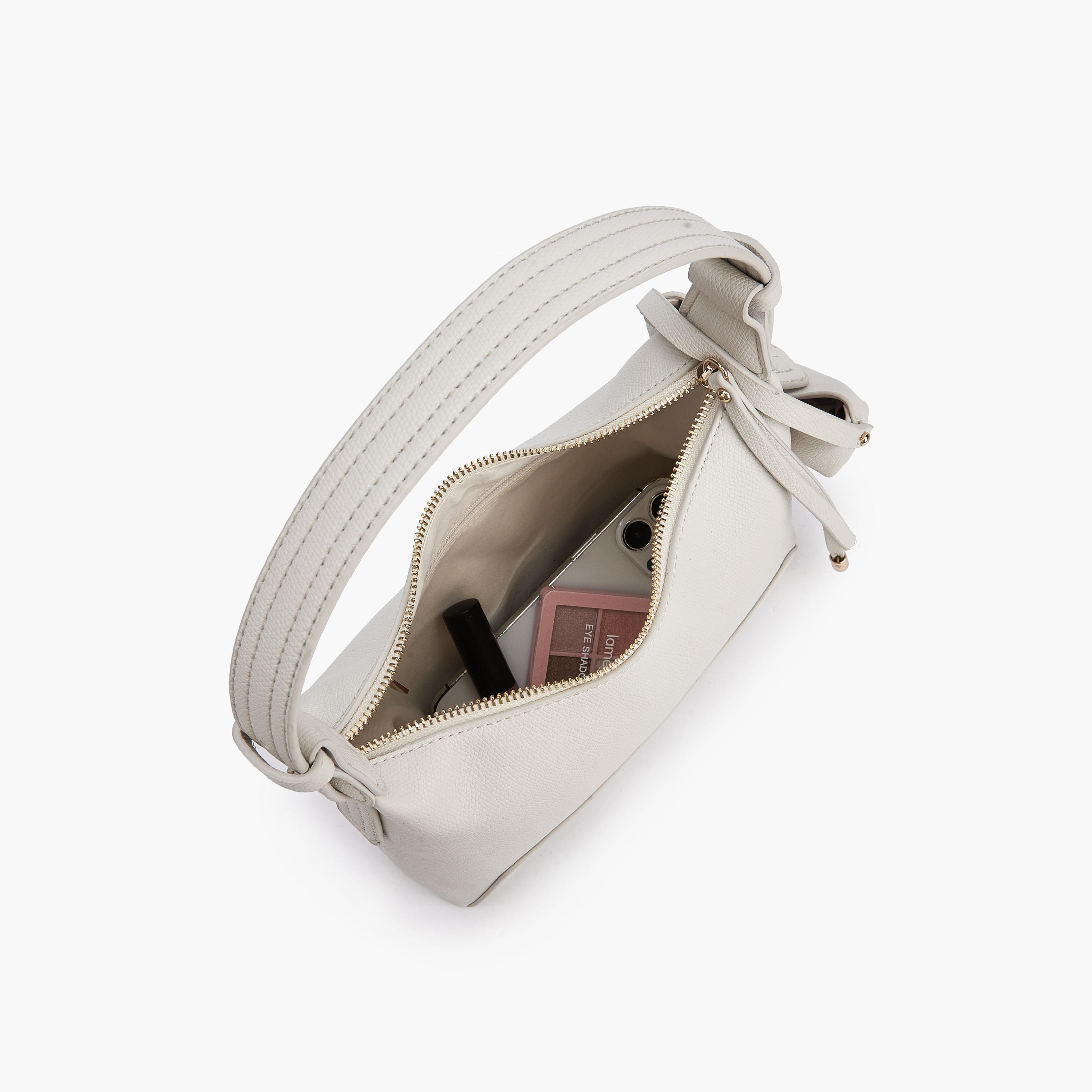 Flora Bella Textured Shoulder Bag with Pouch Charm-women-bagsandwallets-handbags-image-7