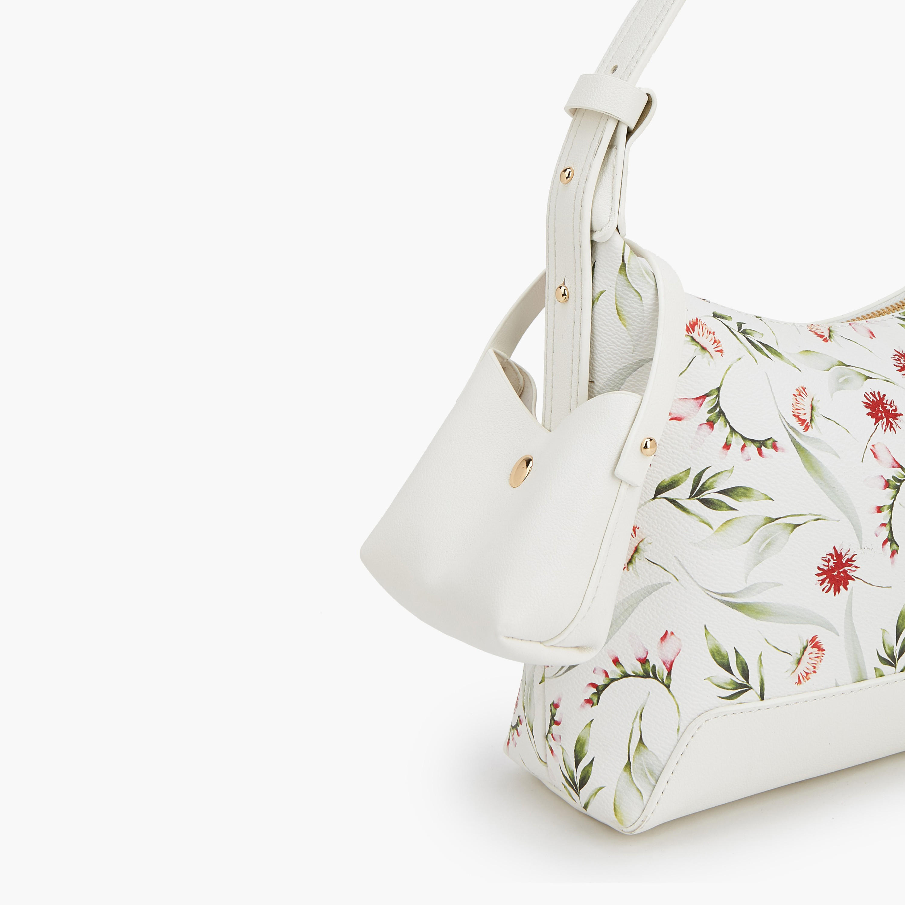 شنطة كتف بطبعات مع شنطة صغيرة من فلورا بيلا-women-bagsandwallets-handbags-image-4
