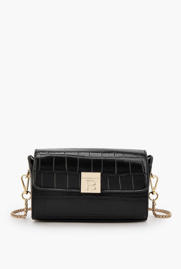 شنطة كروس بودي بارزة الملمس مع حزام سلسلة من فلورا بيلا-women-bagsandwallets-handbags-image-1