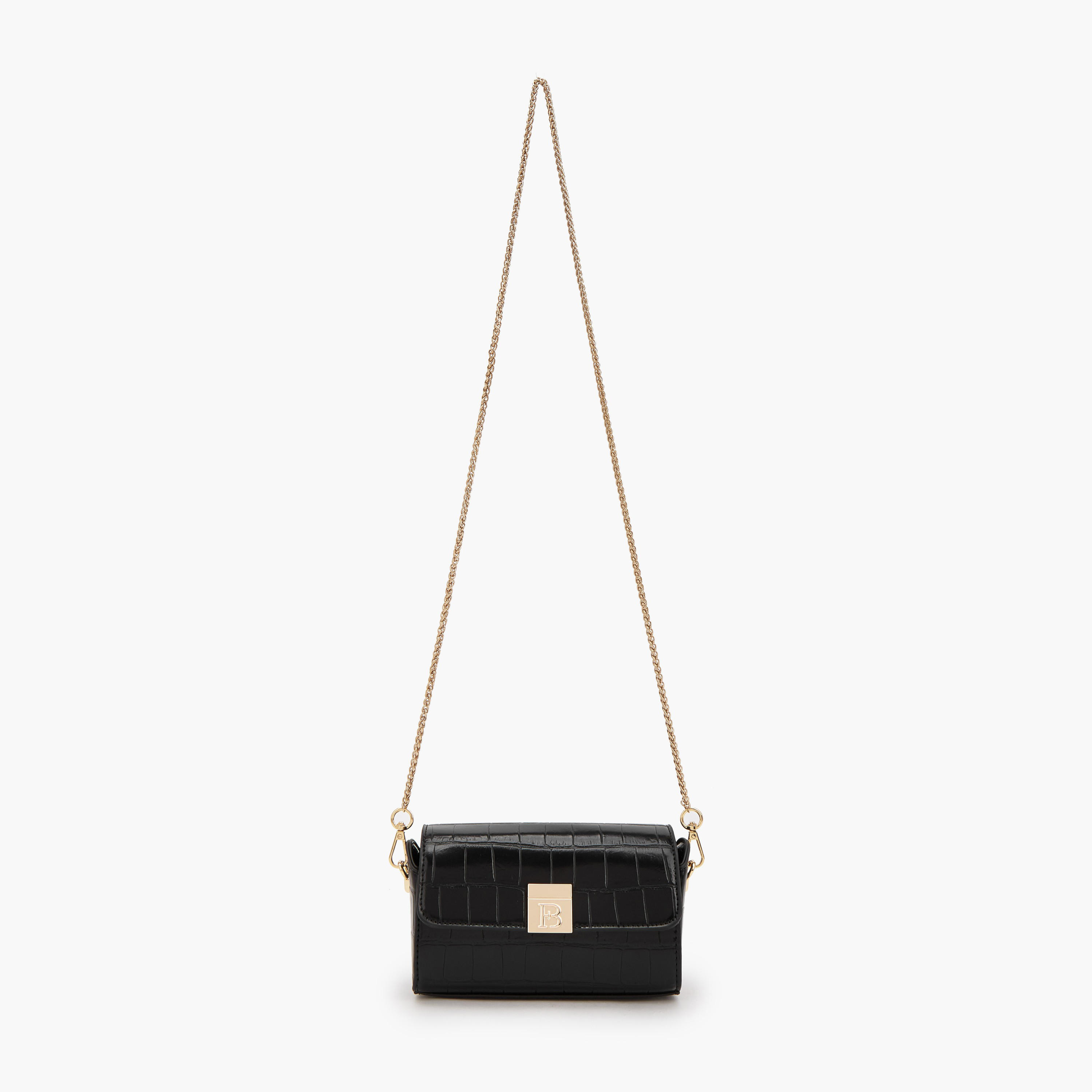 شنطة كروس بودي بارزة الملمس مع حزام سلسلة من فلورا بيلا-women-bagsandwallets-handbags-image-2