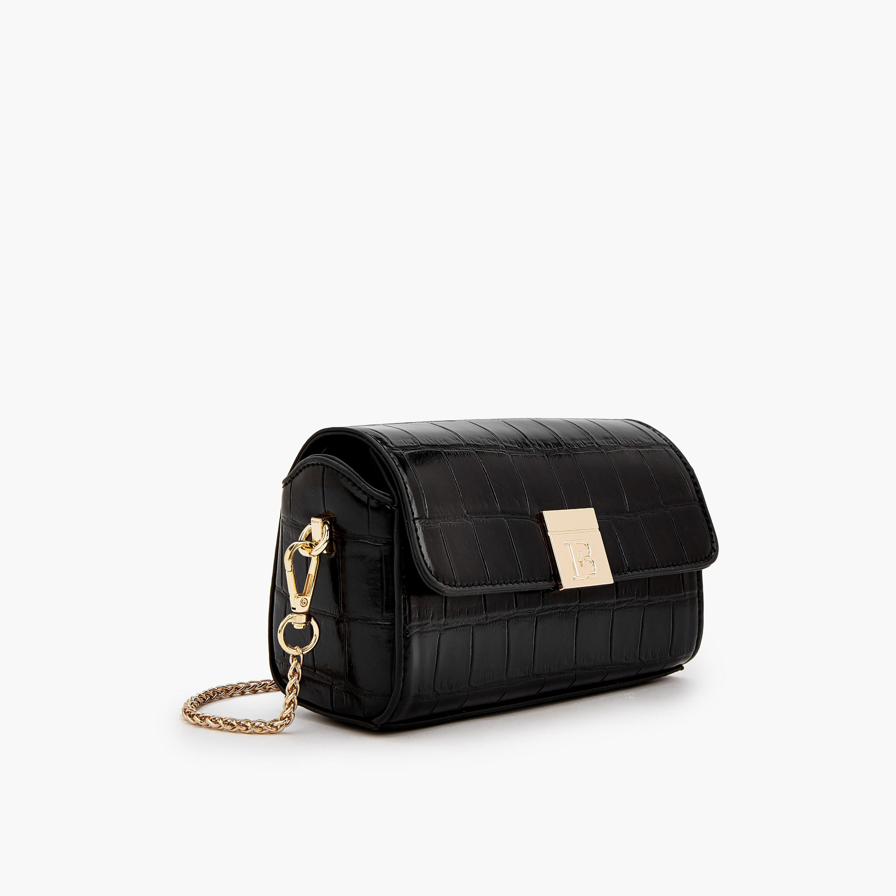 شنطة كروس بودي بارزة الملمس مع حزام سلسلة من فلورا بيلا-women-bagsandwallets-handbags-image-3