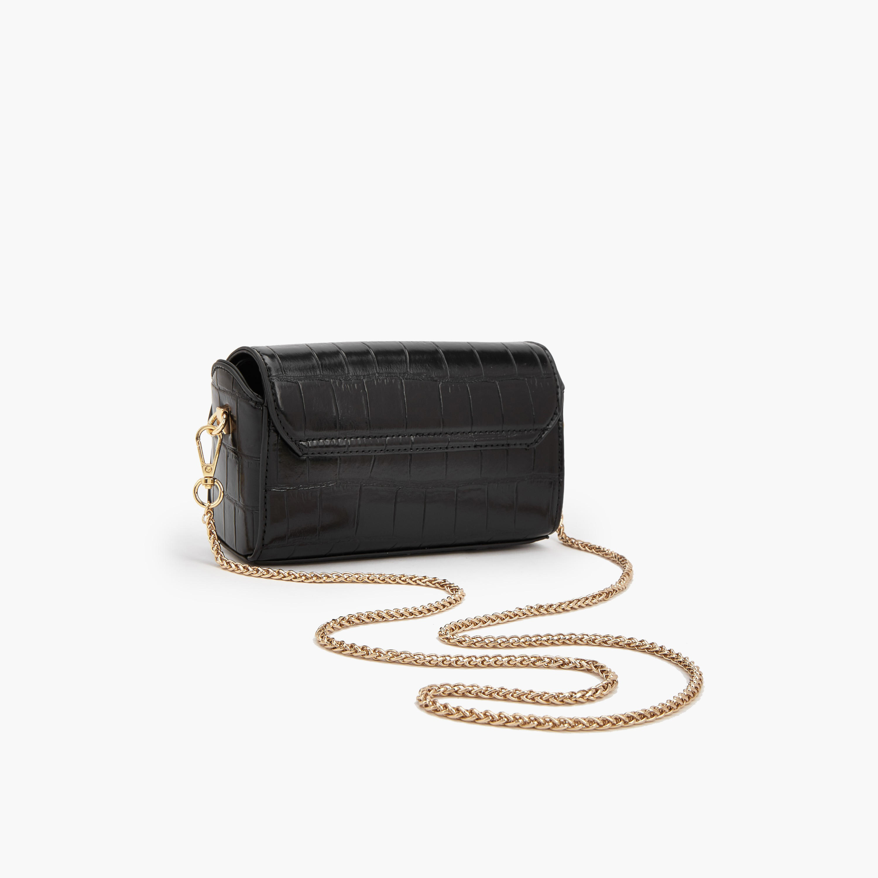 شنطة كروس بودي بارزة الملمس مع حزام سلسلة من فلورا بيلا-women-bagsandwallets-handbags-image-5