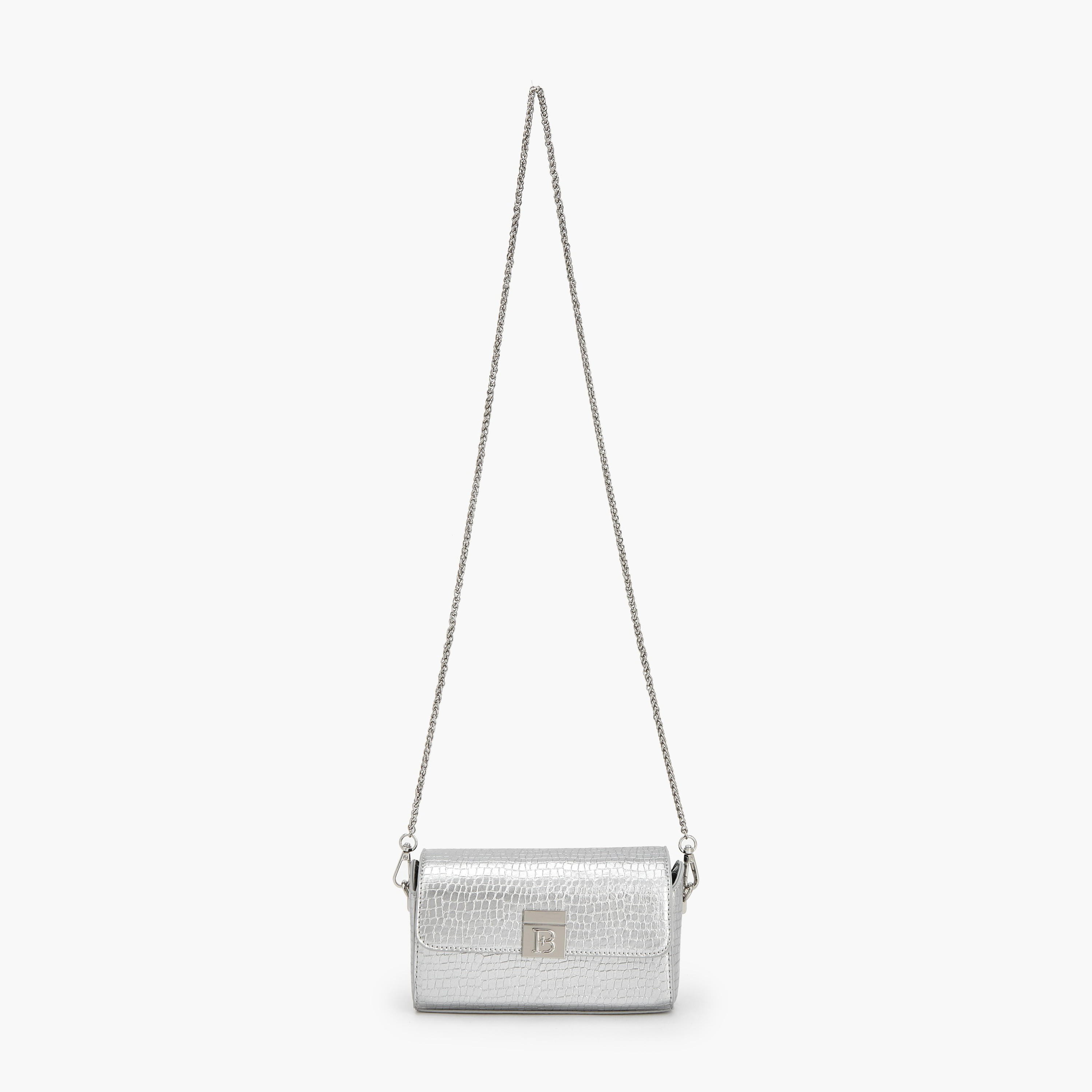 Flora Bella Textured Crossbody Bag with Chain Strap-women-bagsandwallets-handbags-image-2
