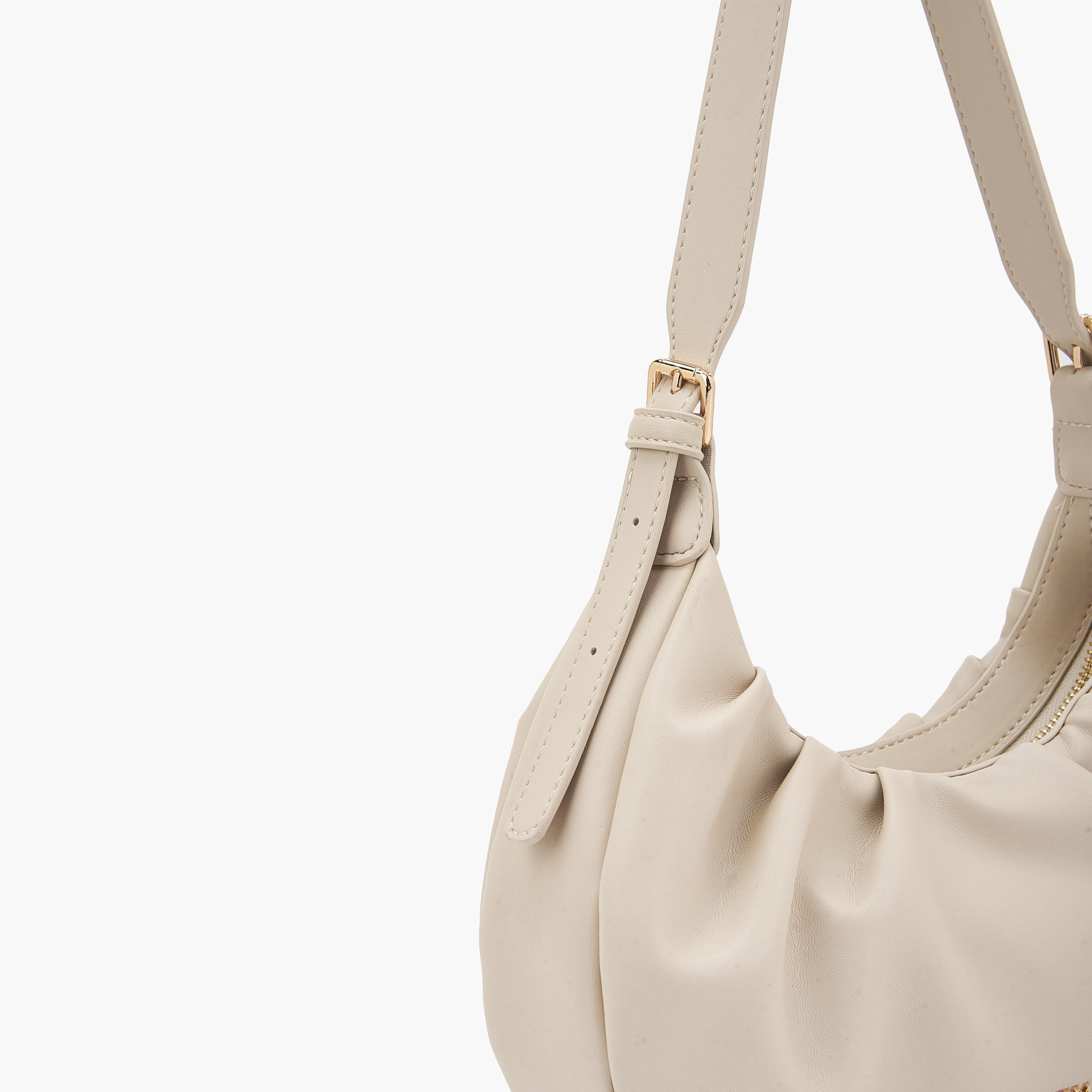 شنطة كتف بكشكش مع حزام قابل للتعديل من فلورا بيلا-women-bagsandwallets-handbags-image-3