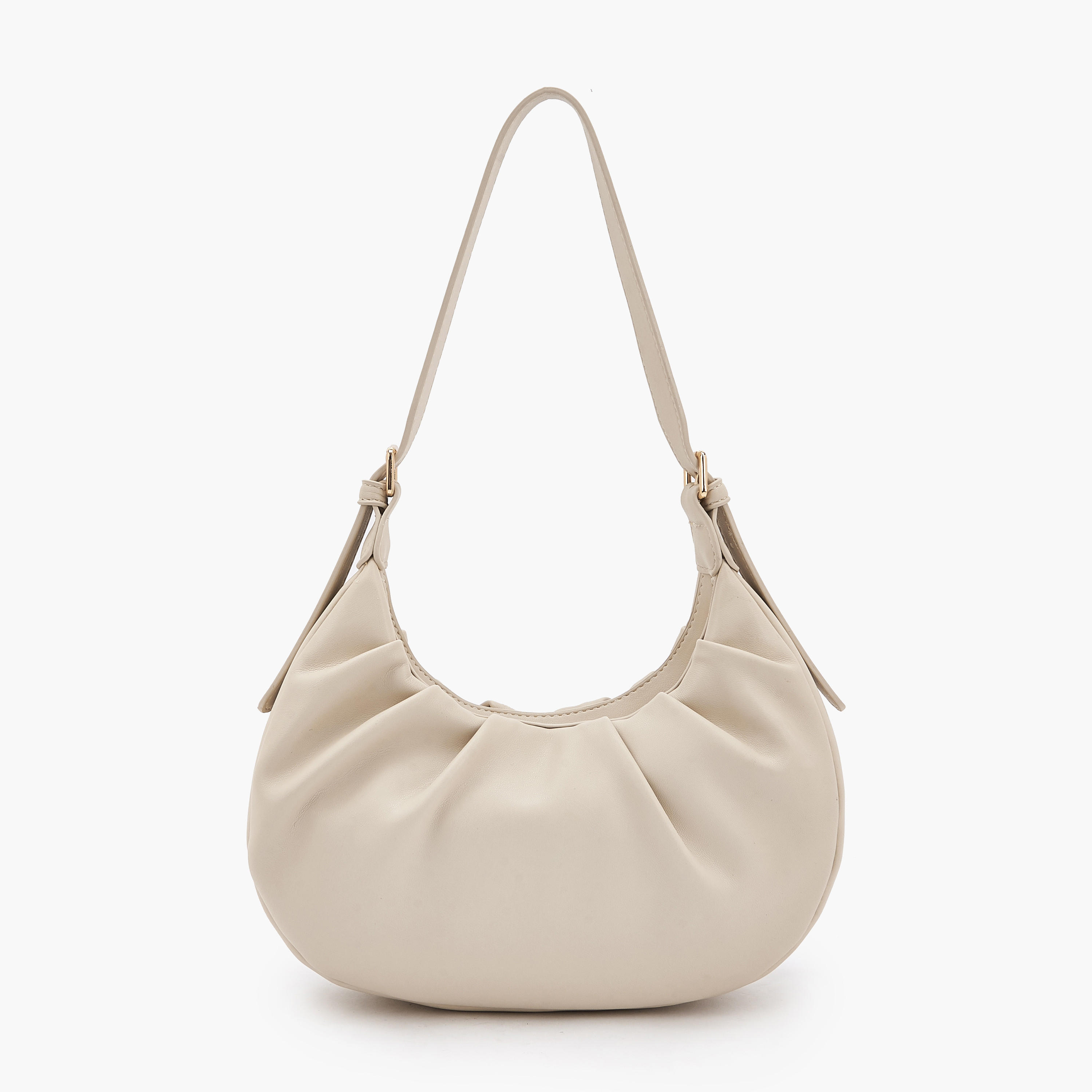شنطة كتف بكشكش مع حزام قابل للتعديل من فلورا بيلا-women-bagsandwallets-handbags-image-4