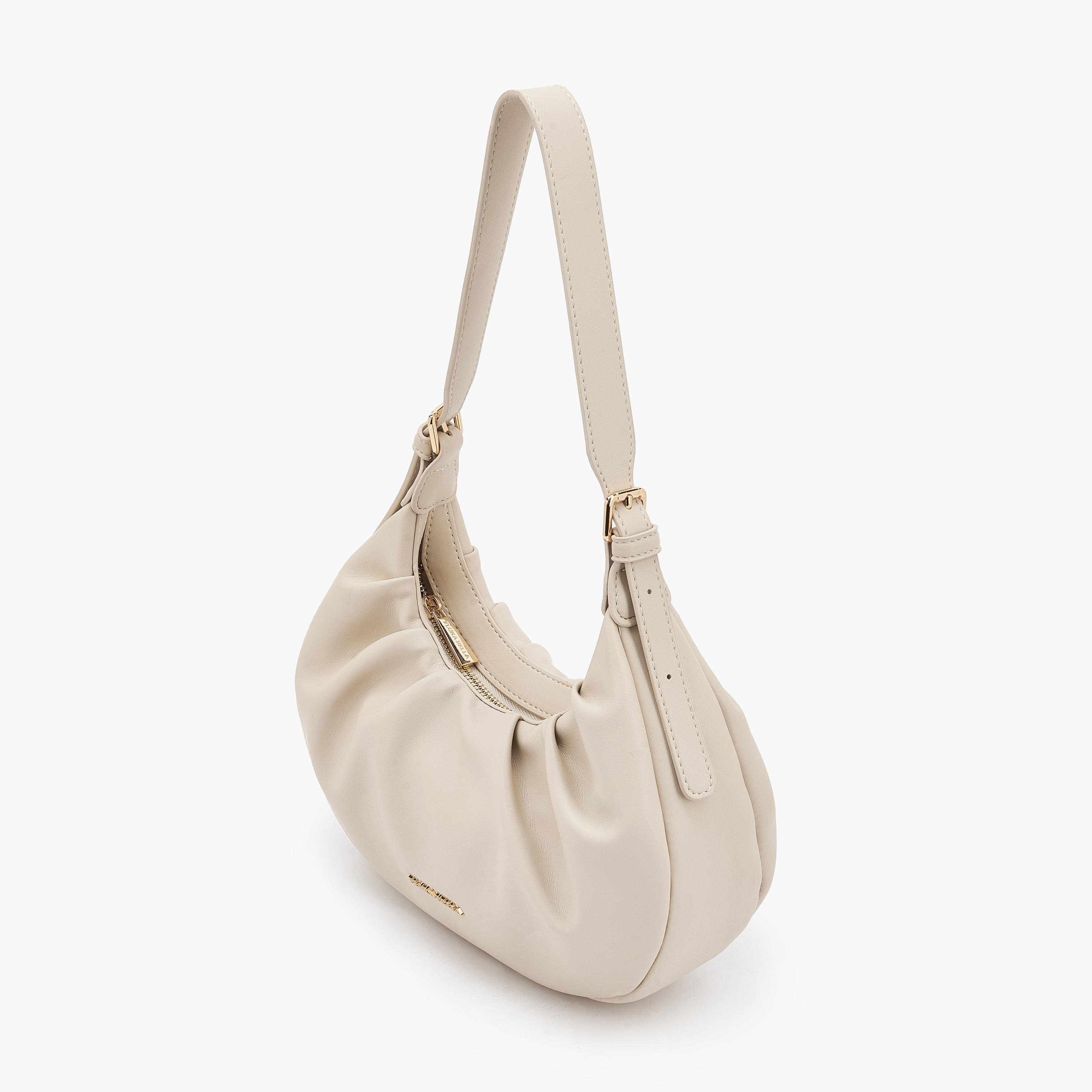 شنطة كتف بكشكش مع حزام قابل للتعديل من فلورا بيلا-women-bagsandwallets-handbags-image-5
