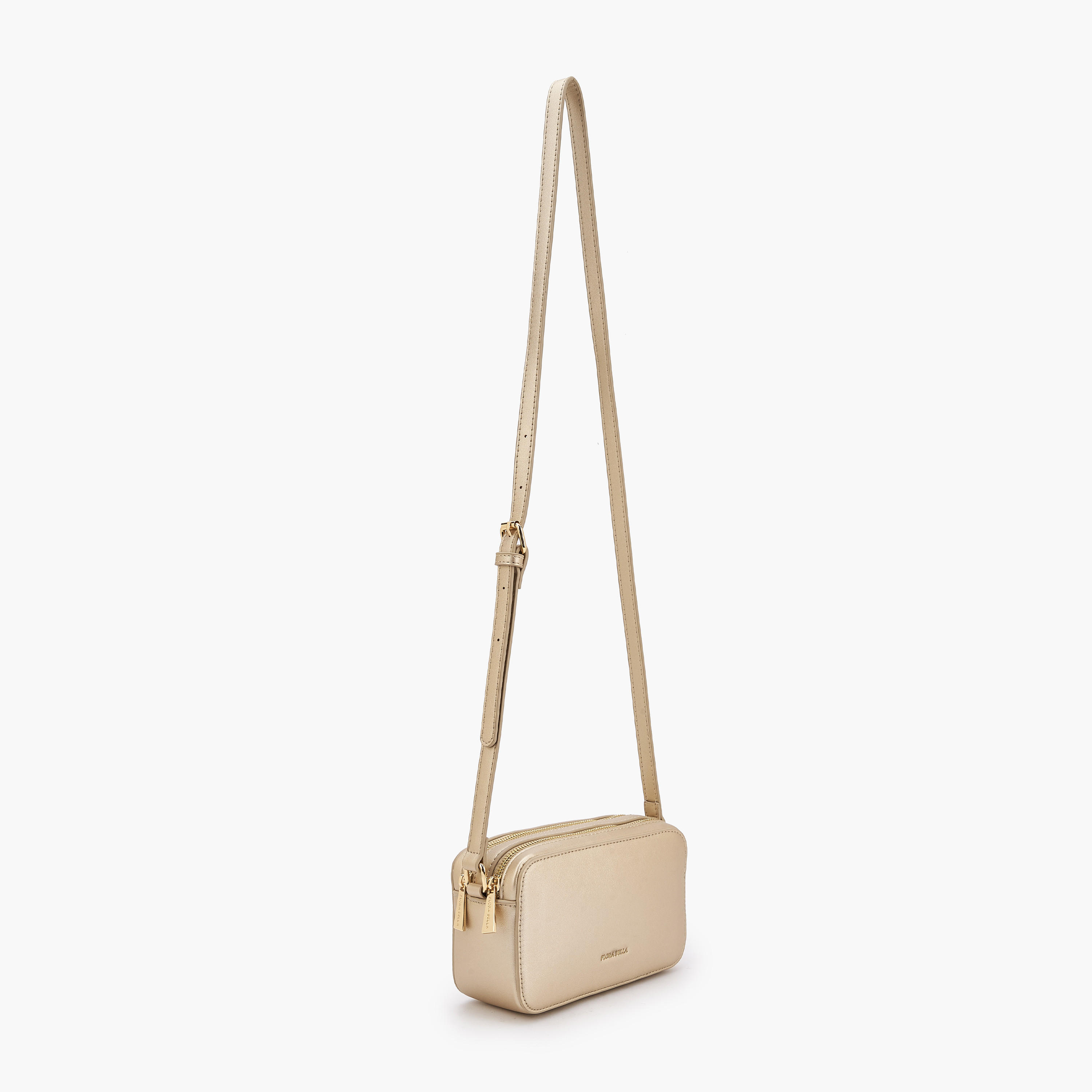 شنطة كروس بودي سادة بحزام قابل للتعديل من فلورا بيلا-women-bagsandwallets-handbags-image-2