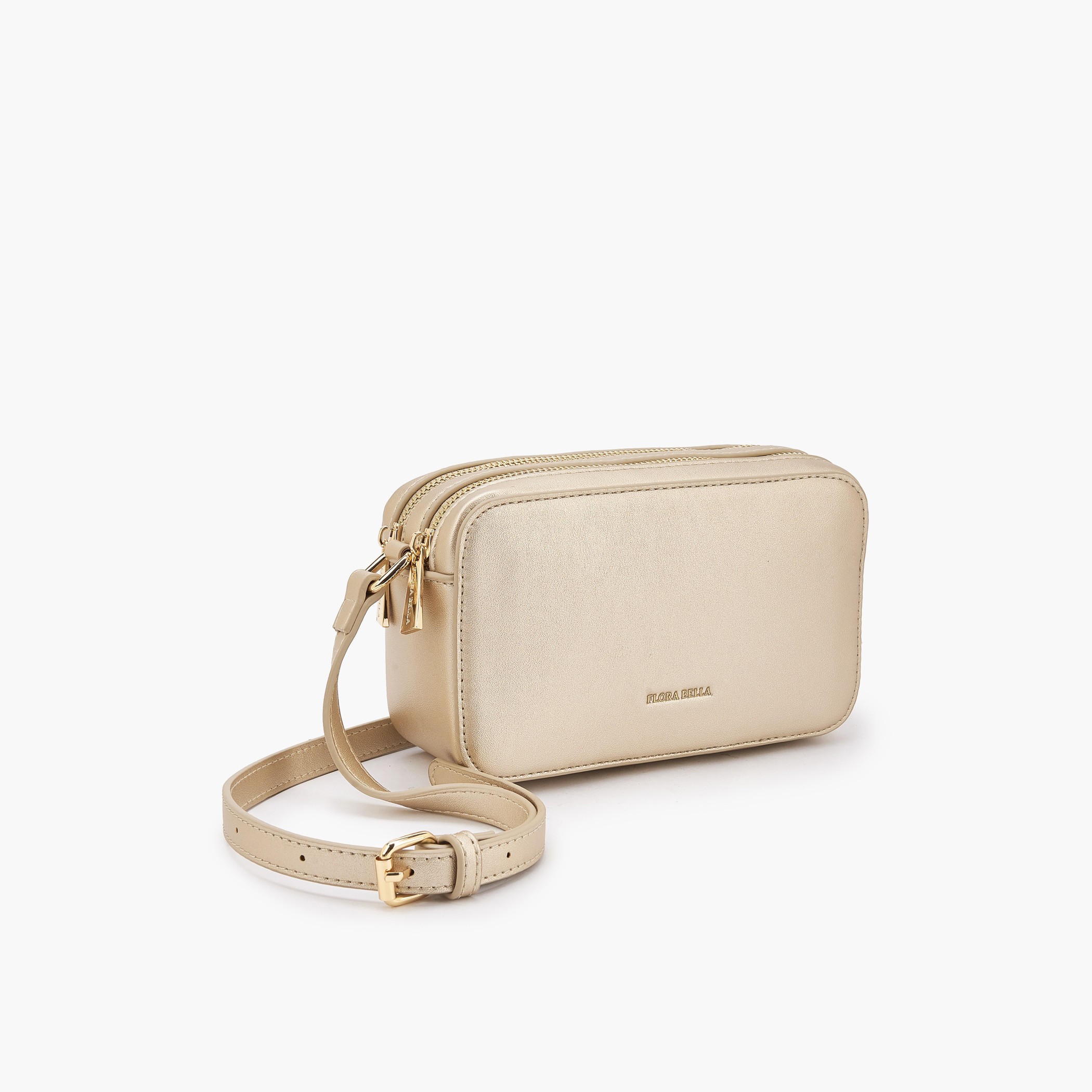 شنطة كروس بودي سادة بحزام قابل للتعديل من فلورا بيلا-women-bagsandwallets-handbags-image-3