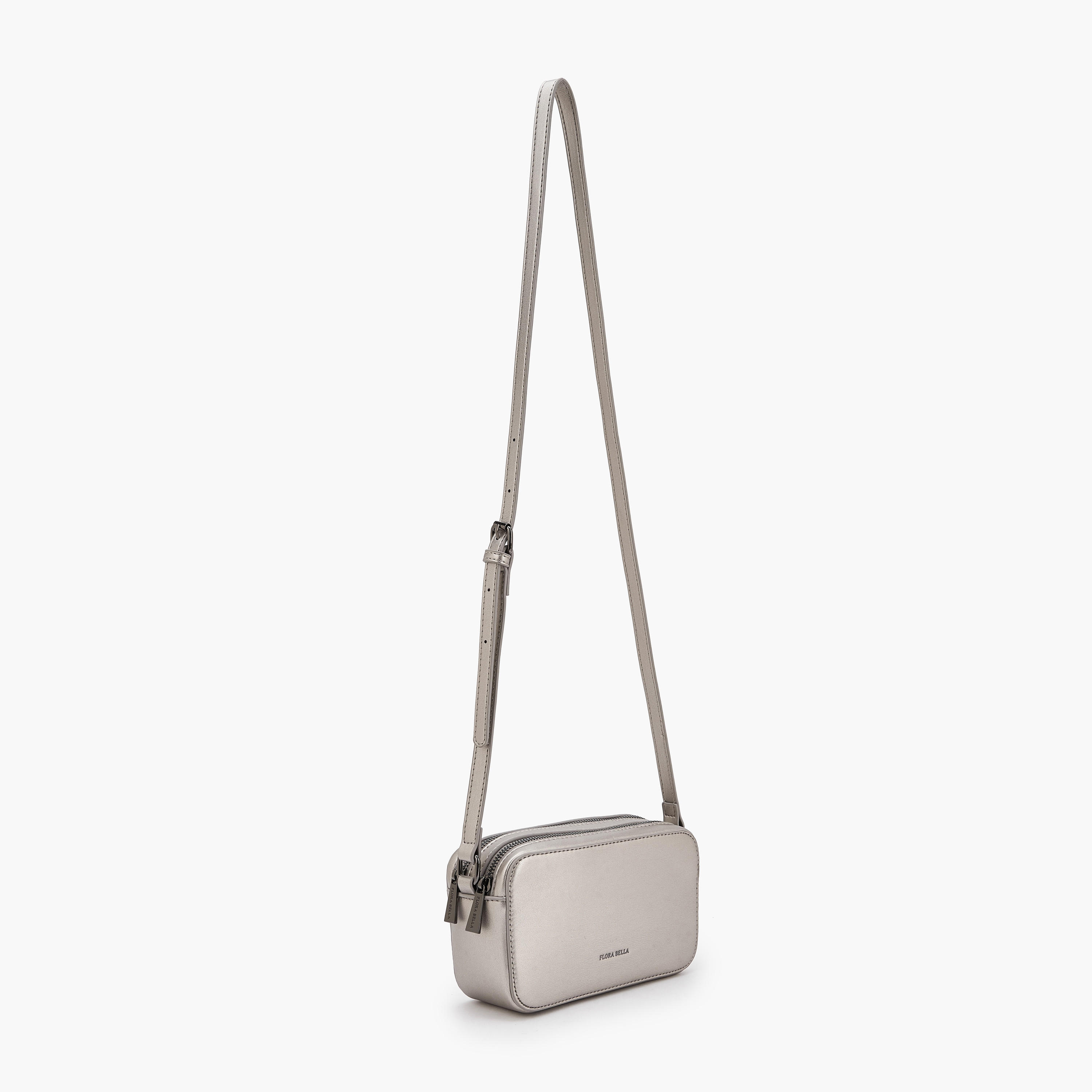Flora Bella Solid Crossbody Bag with Adjustable Strap-women-bagsandwallets-handbags-image-2