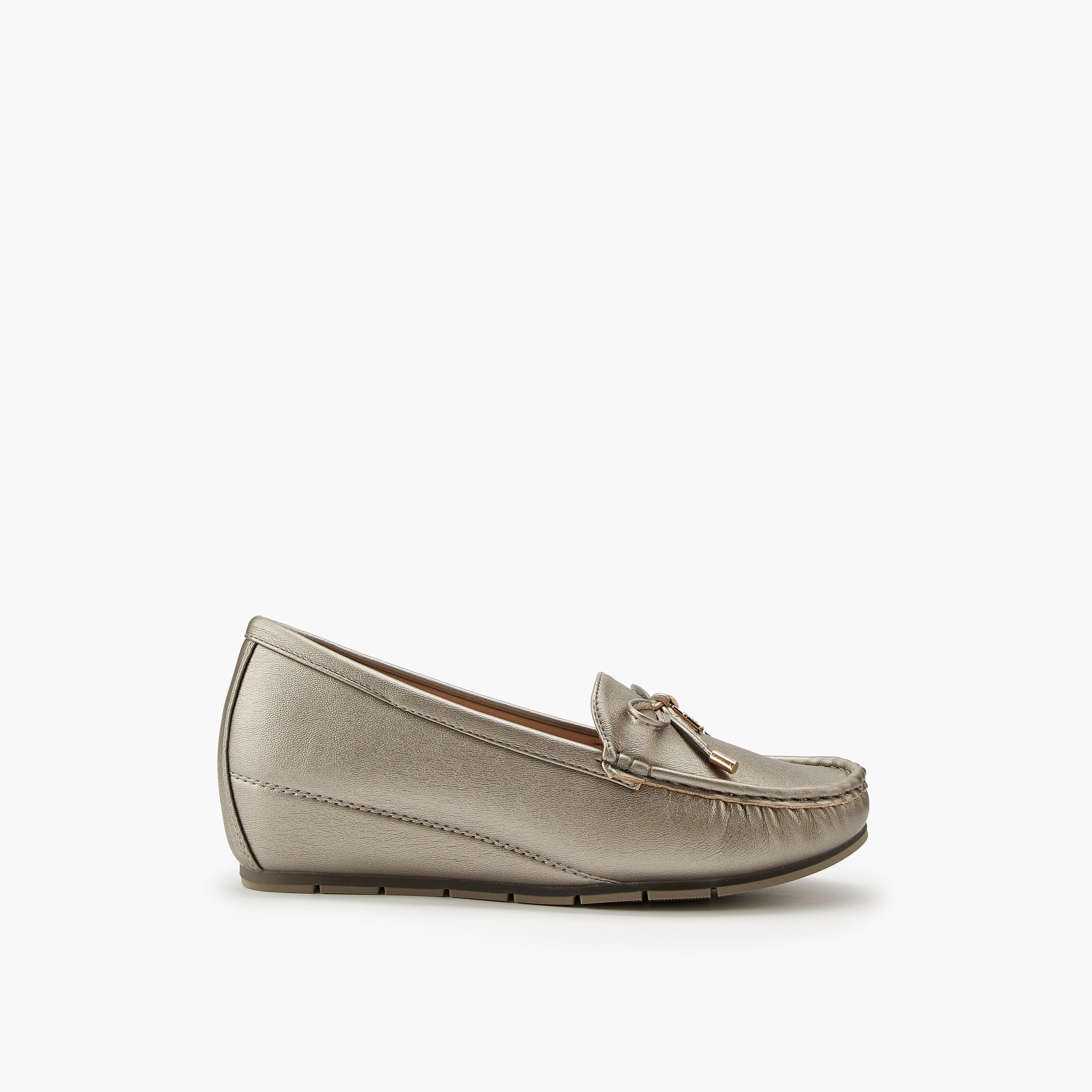 Flora Bella Bow Detail Slip-On Wedge Loafers-women-shoes-loafersandmoccasins-image-2