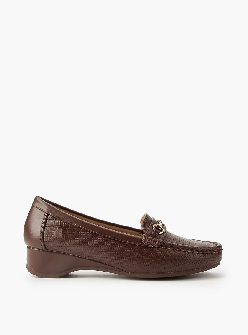 Flora Bella Women Buckle Accent Loafers-women-shoes-sandals-heeled-image-2