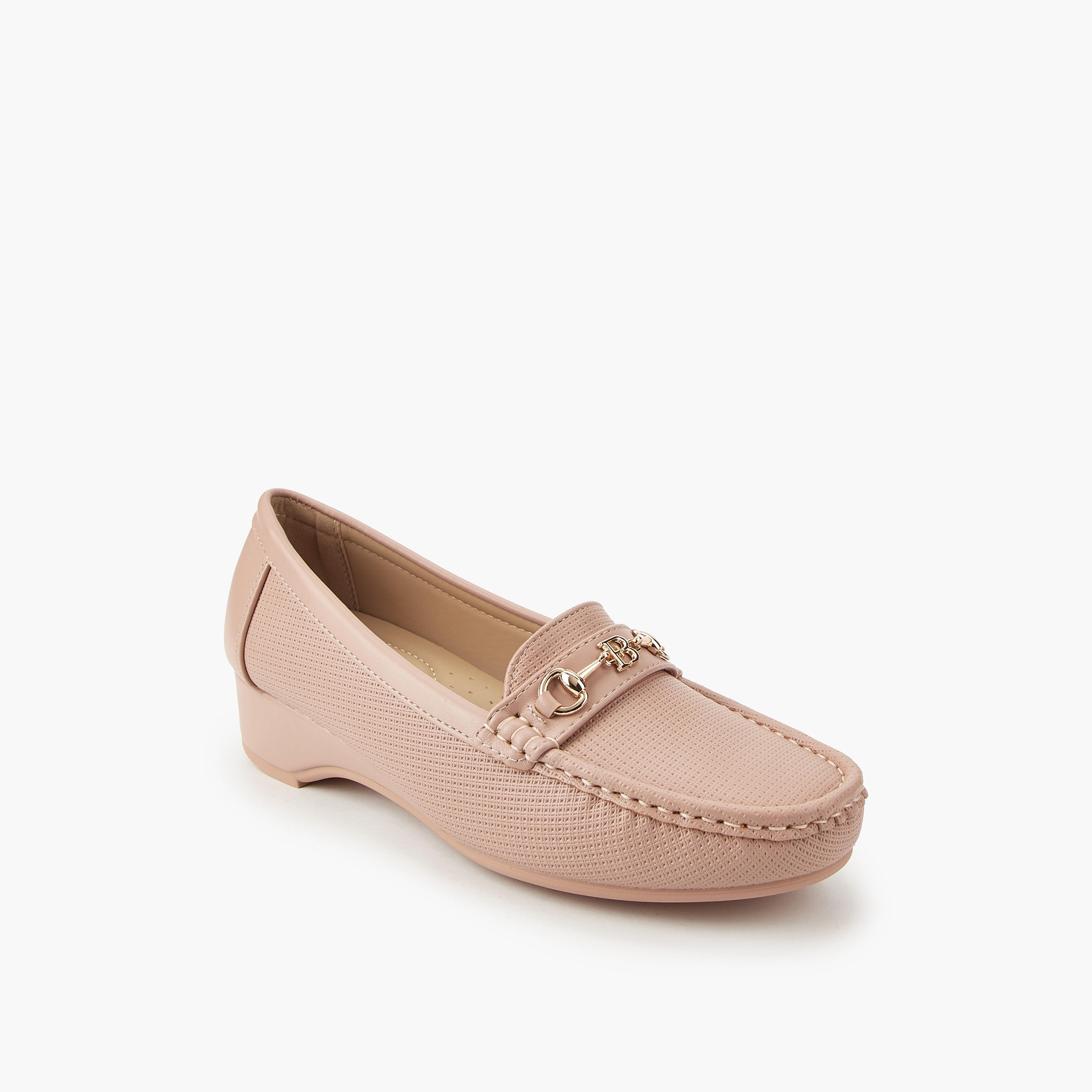 Flora Bella Women Buckle Accent Loafers-women-shoes-sandals-heeled-image-3
