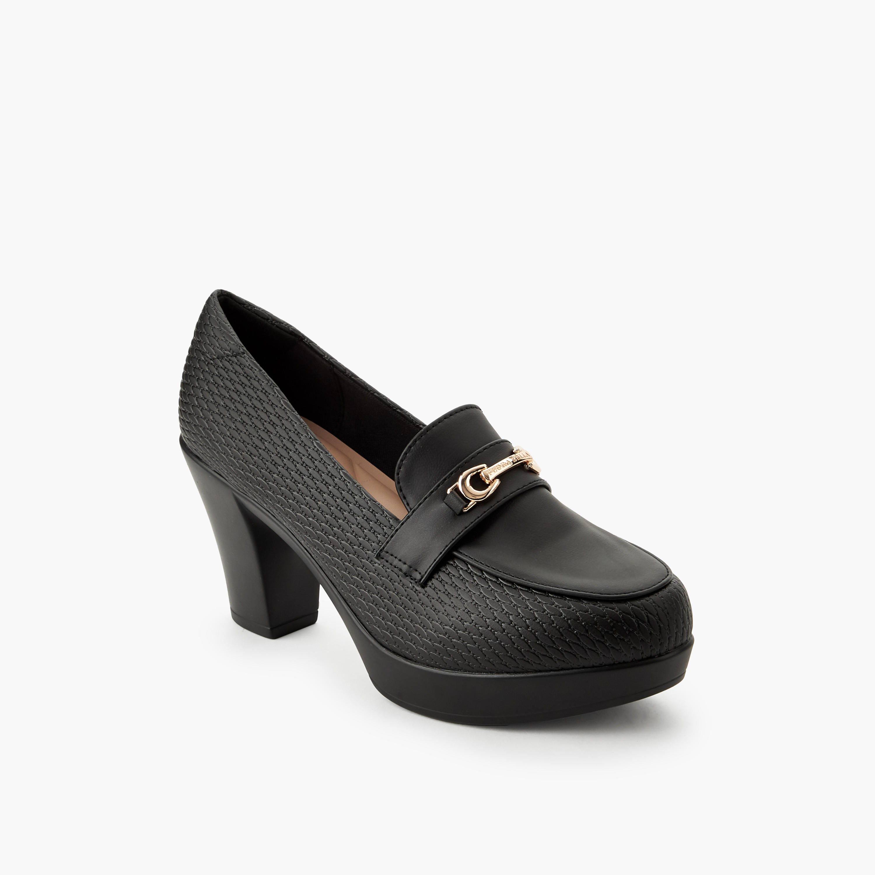 حذاء كلاسيكي بكعب سميك للنساء من فلورا بيلا-women-shoes-heels-image-2
