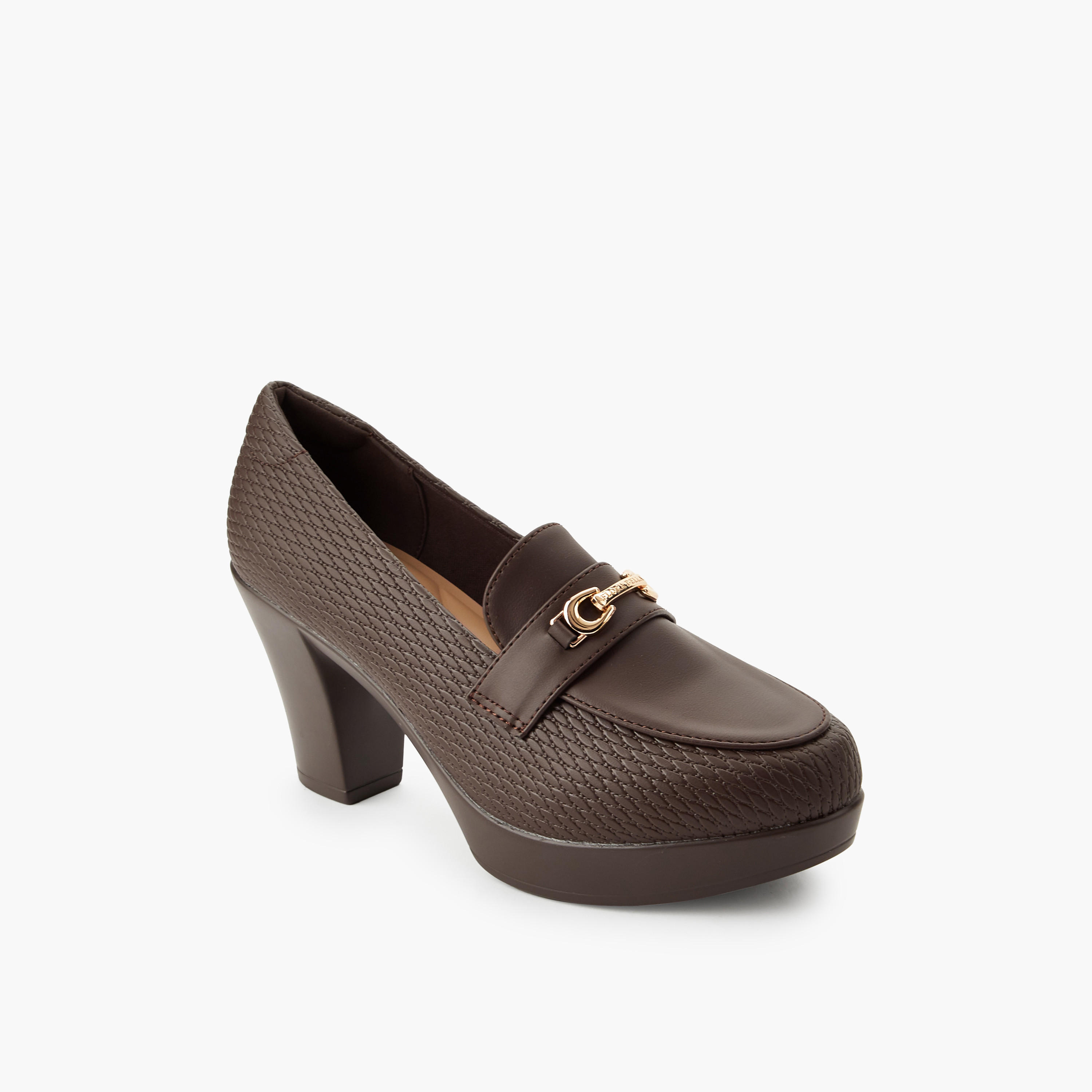 حذاء كلاسيكي بكعب سميك للنساء من فلورا بيلا-women-shoes-heels-image-2
