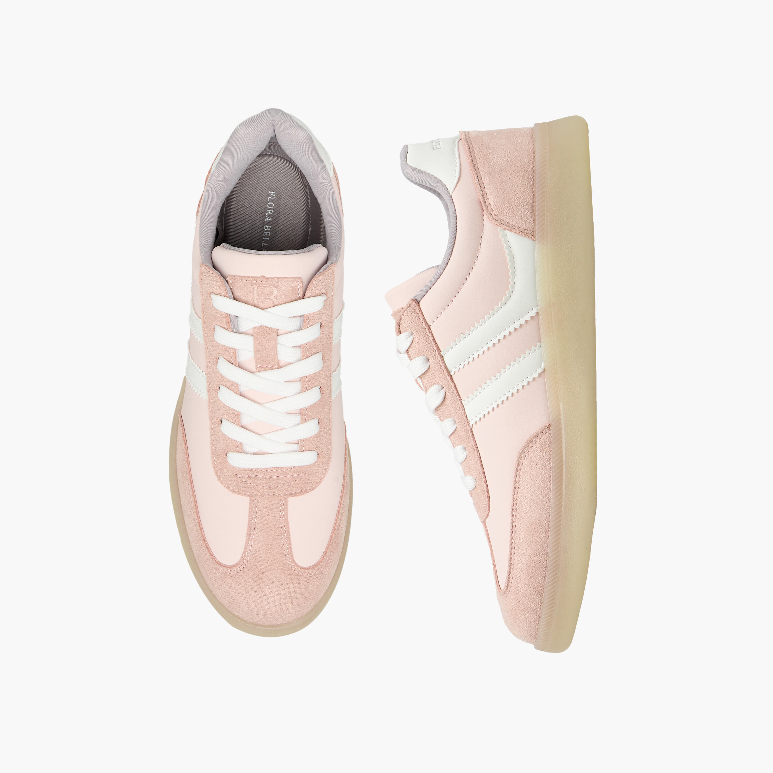 Flora Bella Women Panelled Lace-Up Ankle Sneakers-women-shoes-sneakers-image-1