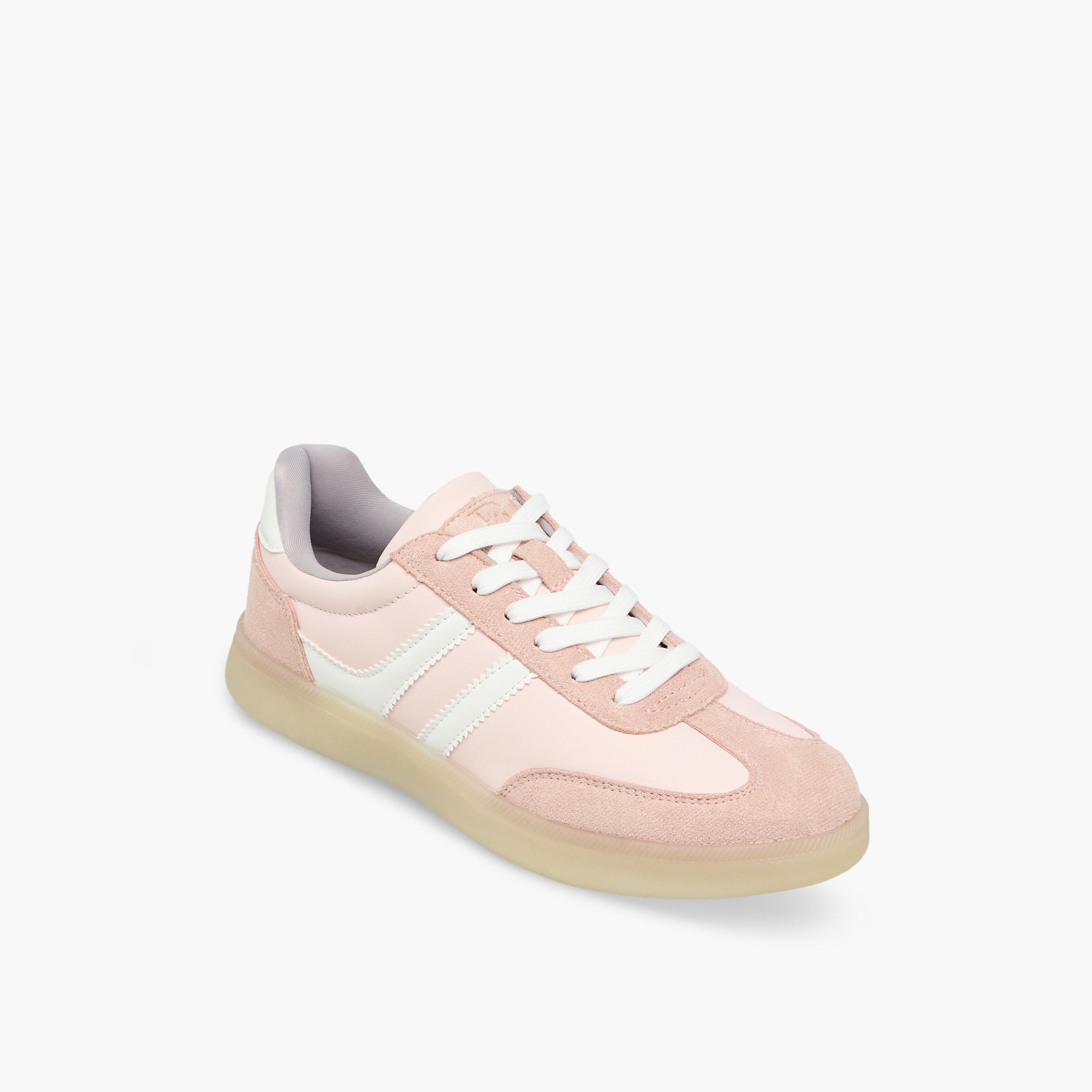 Flora Bella Women Panelled Lace-Up Ankle Sneakers-women-shoes-sneakers-image-2