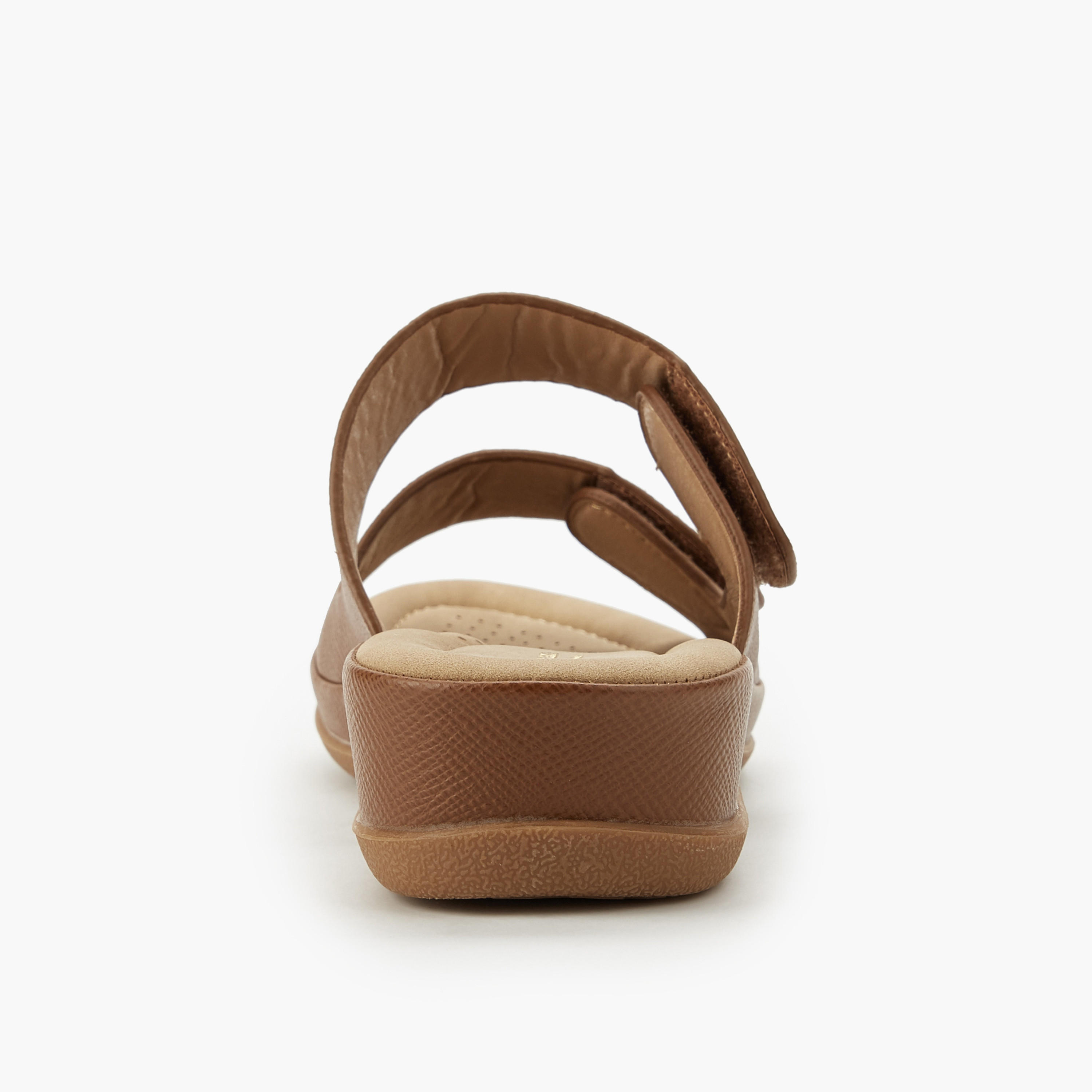Flora Bella Women Textured Hook and Loop Strap Sandals-women-shoes-flats-sandals-image-4