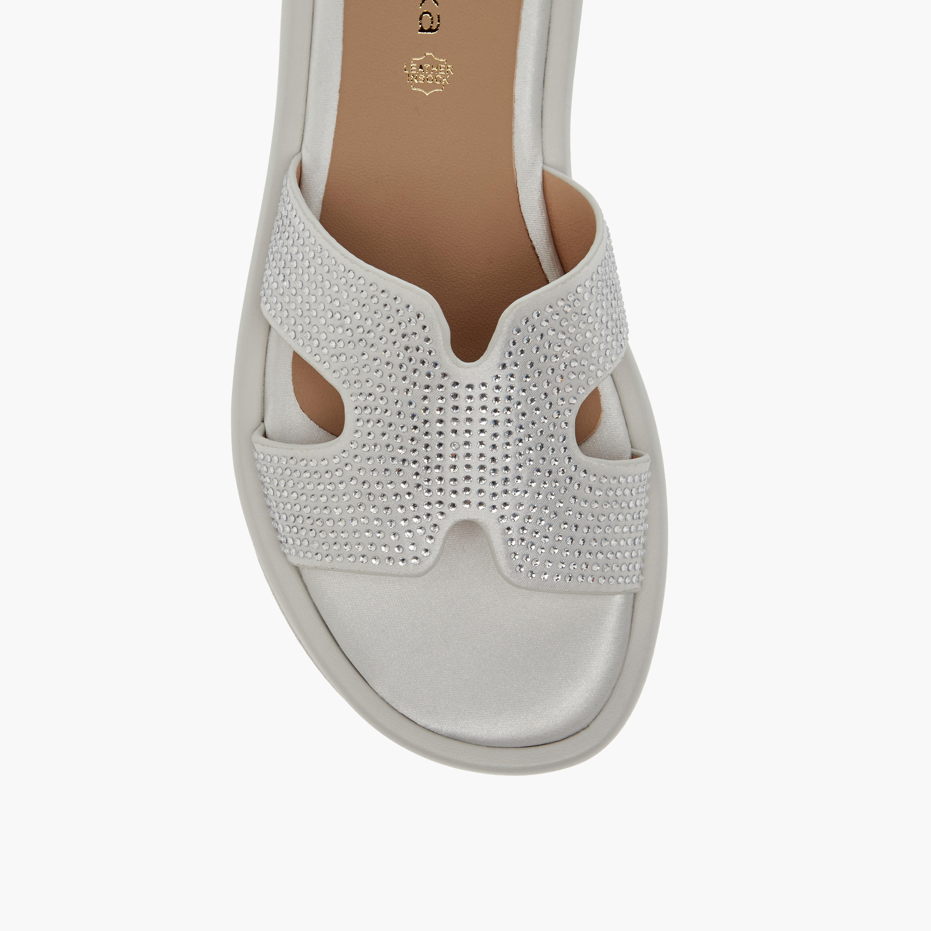 Paprika Embellished Slip-On Comfort Sandals-women-shoes-flats-sandals-image-4