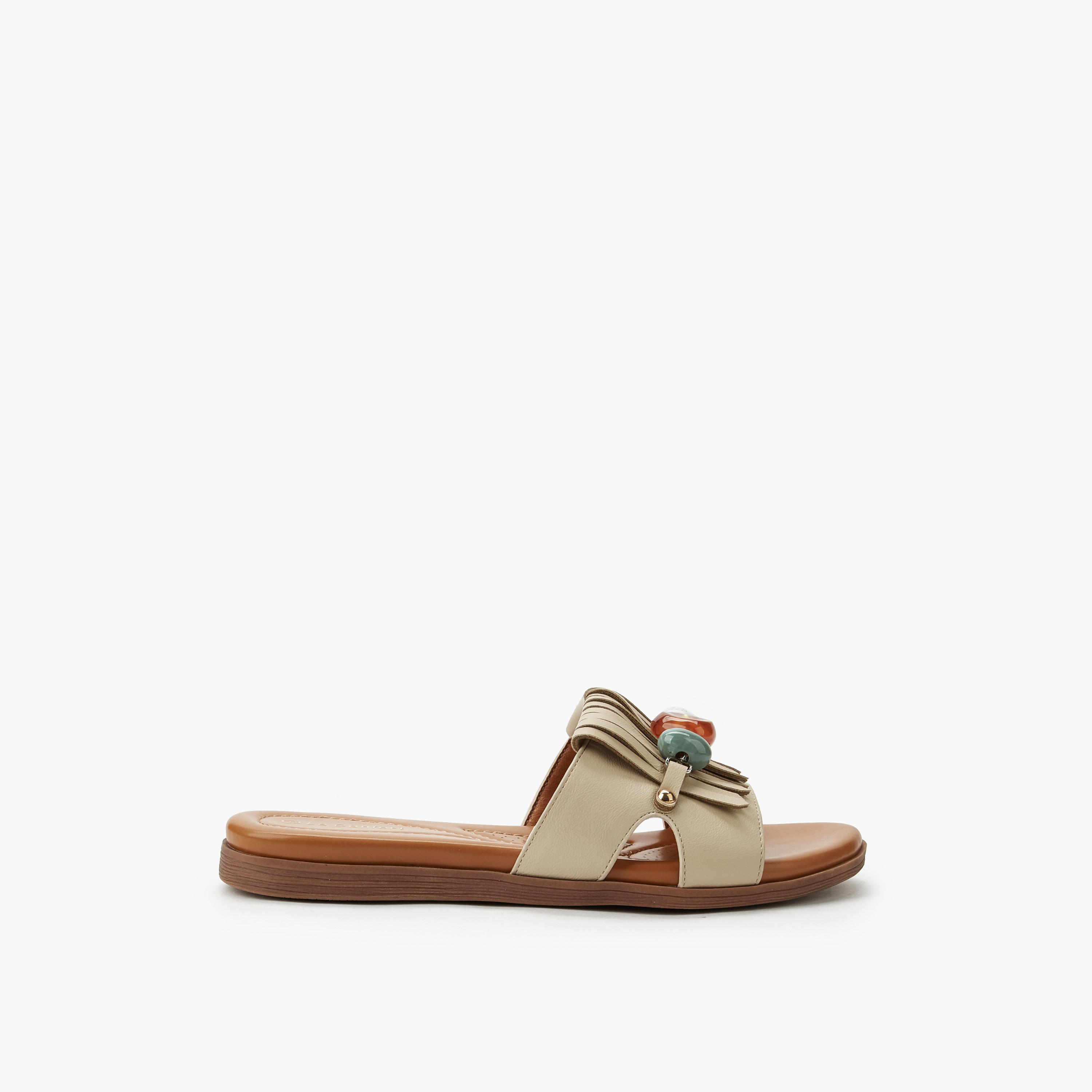 Le Confort Women Slip-On Sandals-women-shoes-flats-sandals-image-2