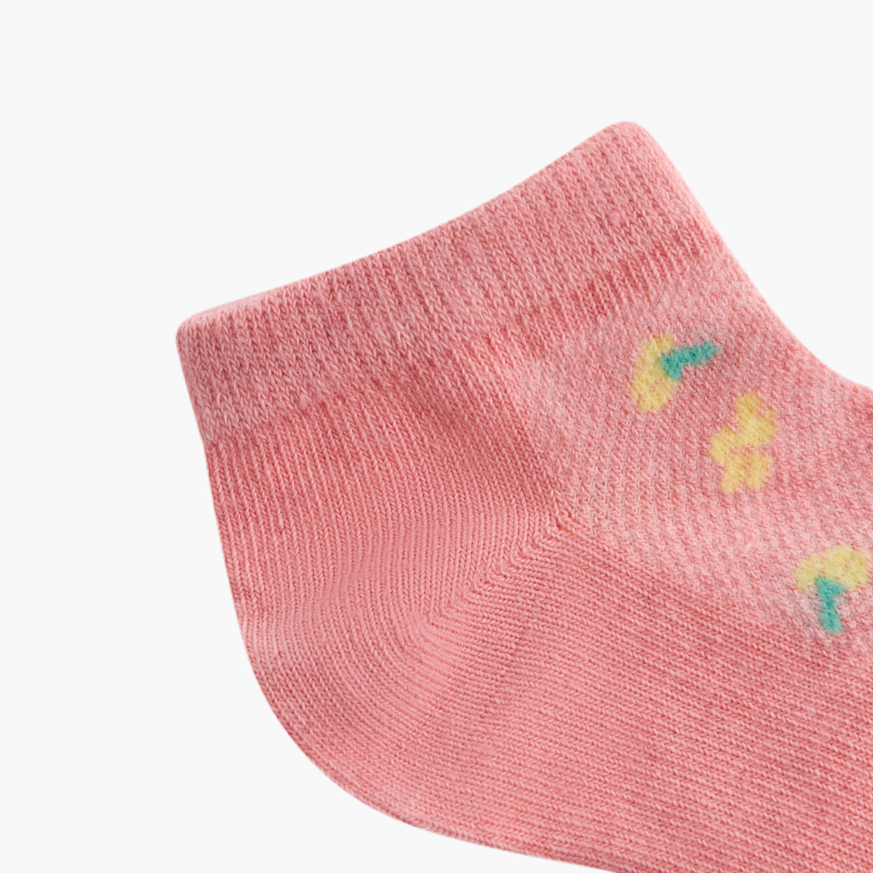 Flora Bella Printed Ankle Length Socks - Set of 5-girls-accessories-socks-image-5