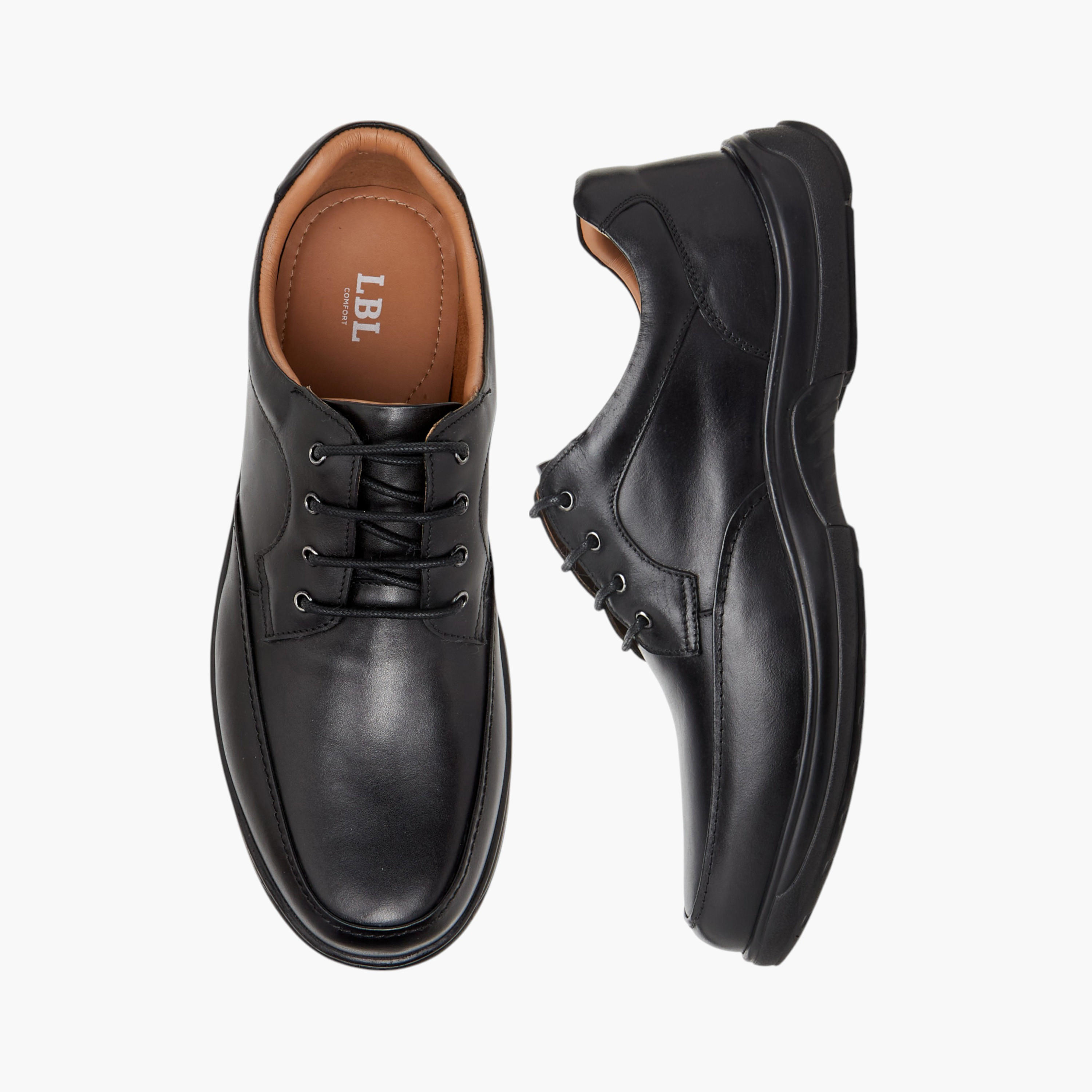 حذاء ديربي سادة برباط إغلاق من إل بي إل من شو إكسبرس-men-shoes-formalshoes-image-1