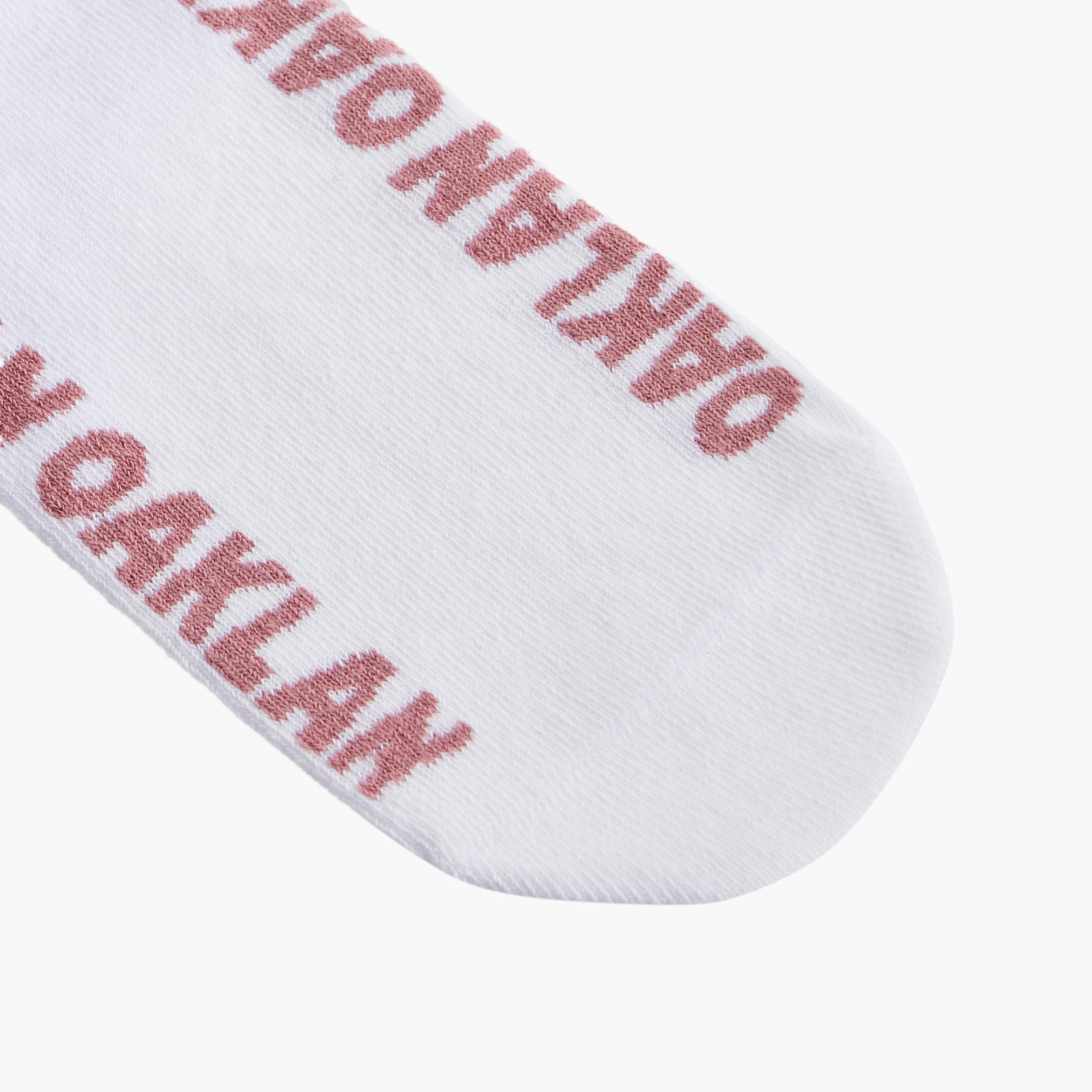 Oaklan by Shoexpress Logo Detail Ankle Length Socks - Set of 5-women-socksandstockings-image-3