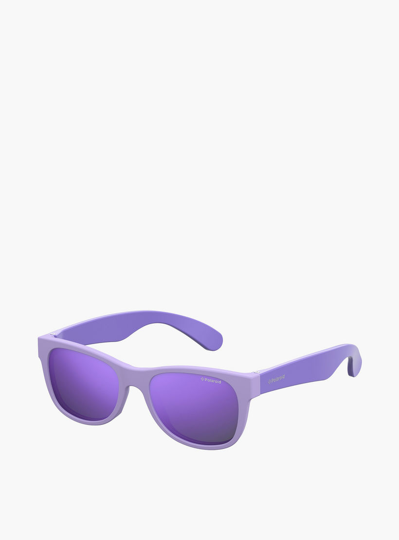 Polaroid Purple Lens Full Rim Square Sunglasses-girls-accessories-sunglasses-image-1