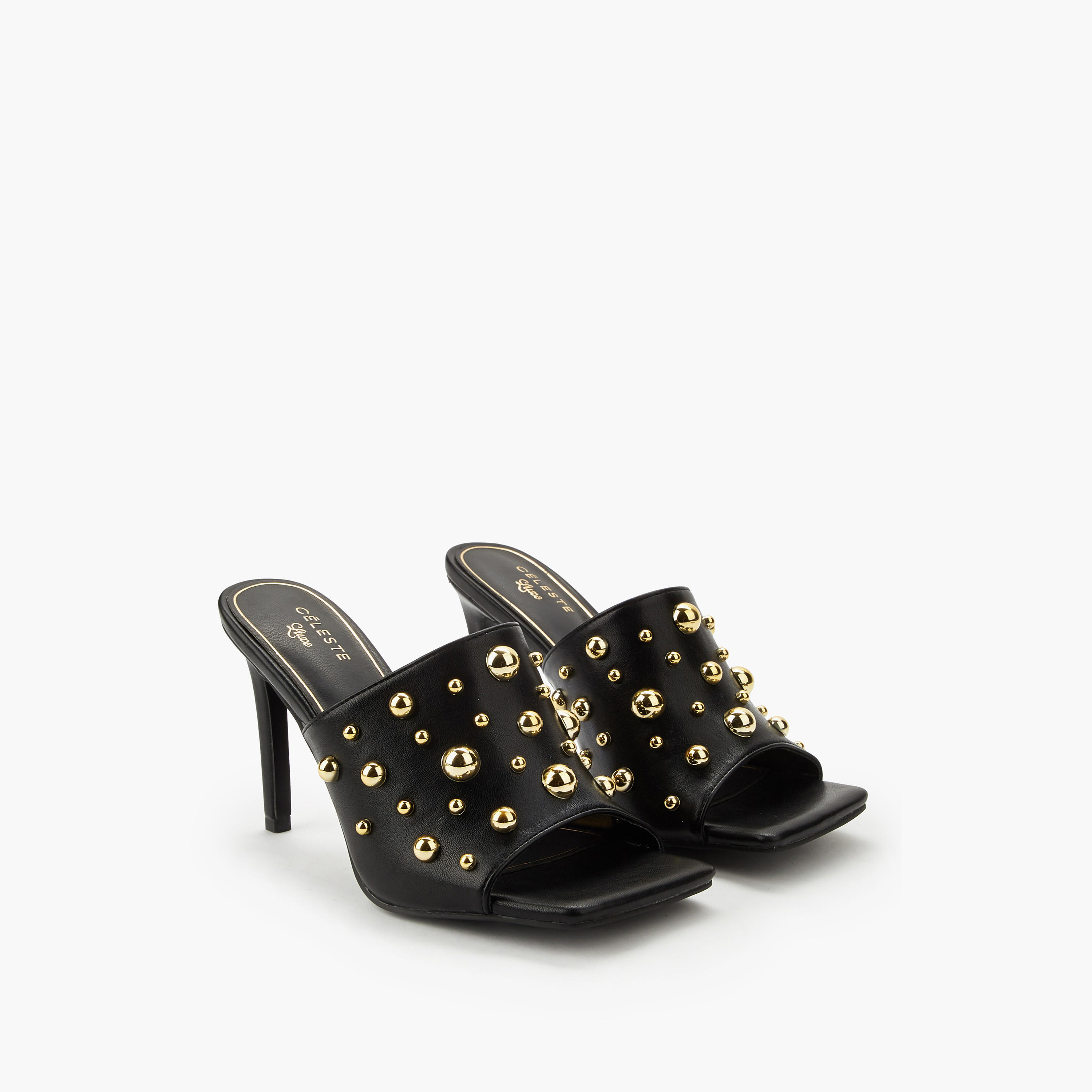 Celeste Women Studded Stiletto Heel Sandals-women-shoes-sandals-heeled-image-1