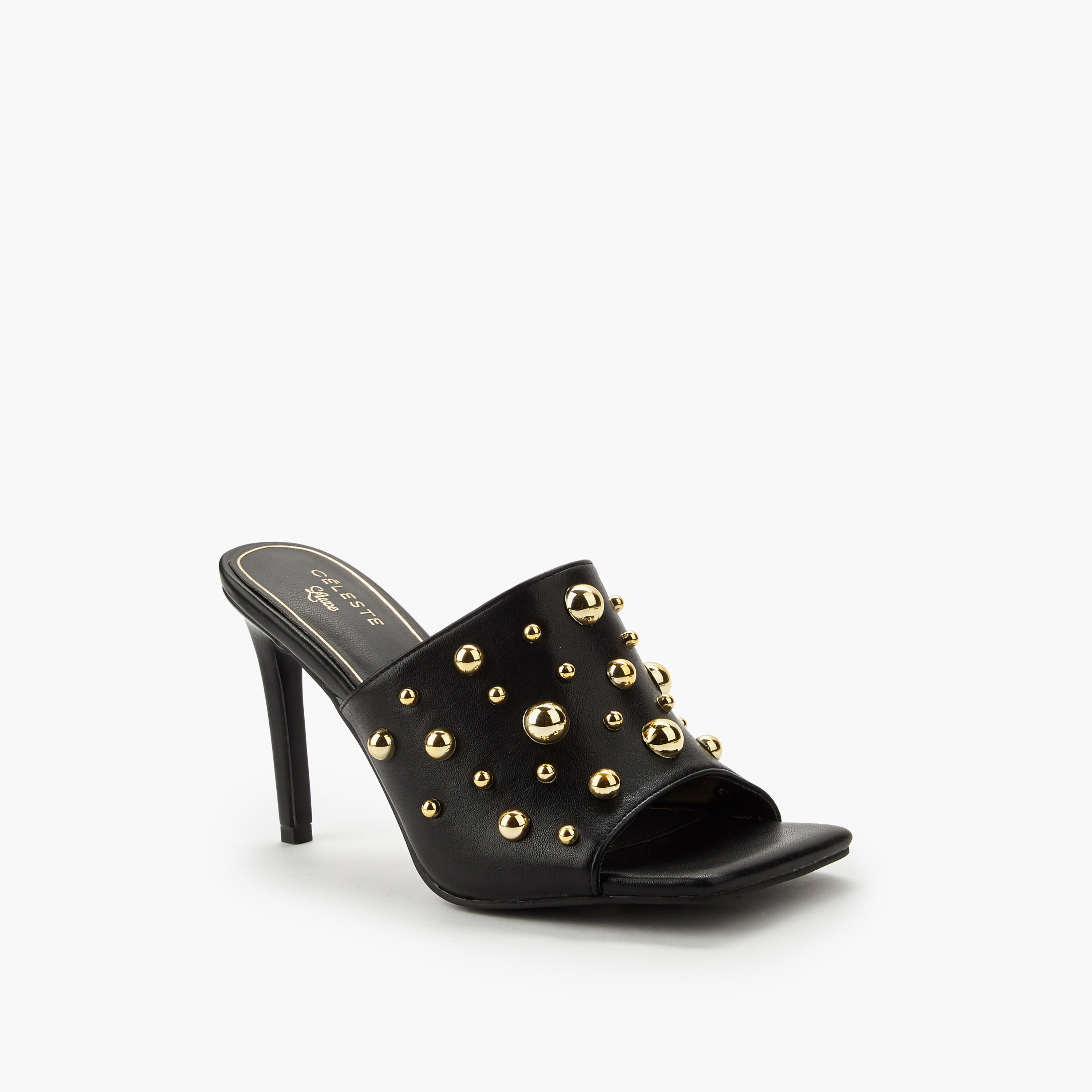 Celeste Women Studded Stiletto Heel Sandals-women-shoes-sandals-heeled-image-3