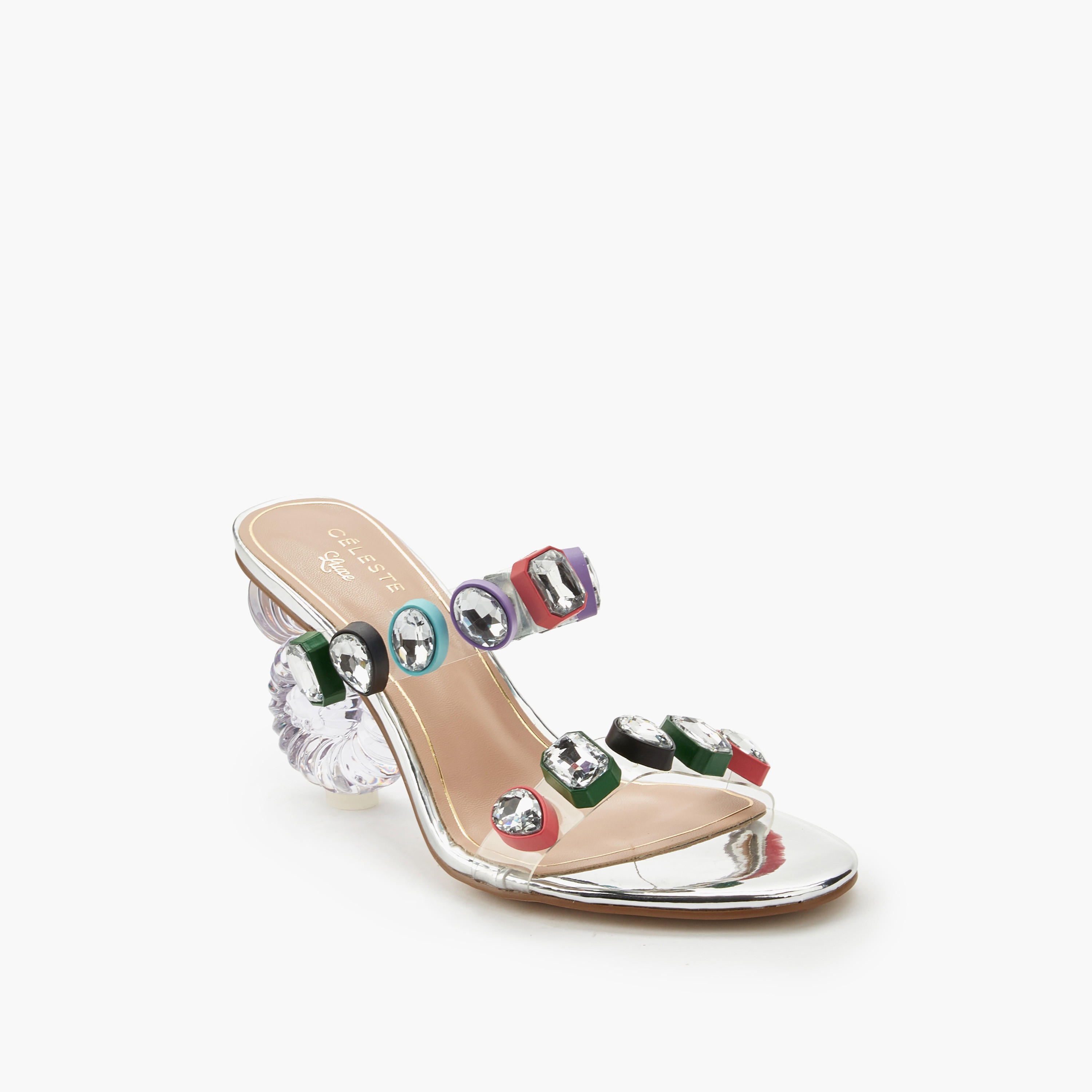 صندل مزين بكعب على شكل صدفة للنساء من سيليست-women-shoes-sandals-heeled-image-3