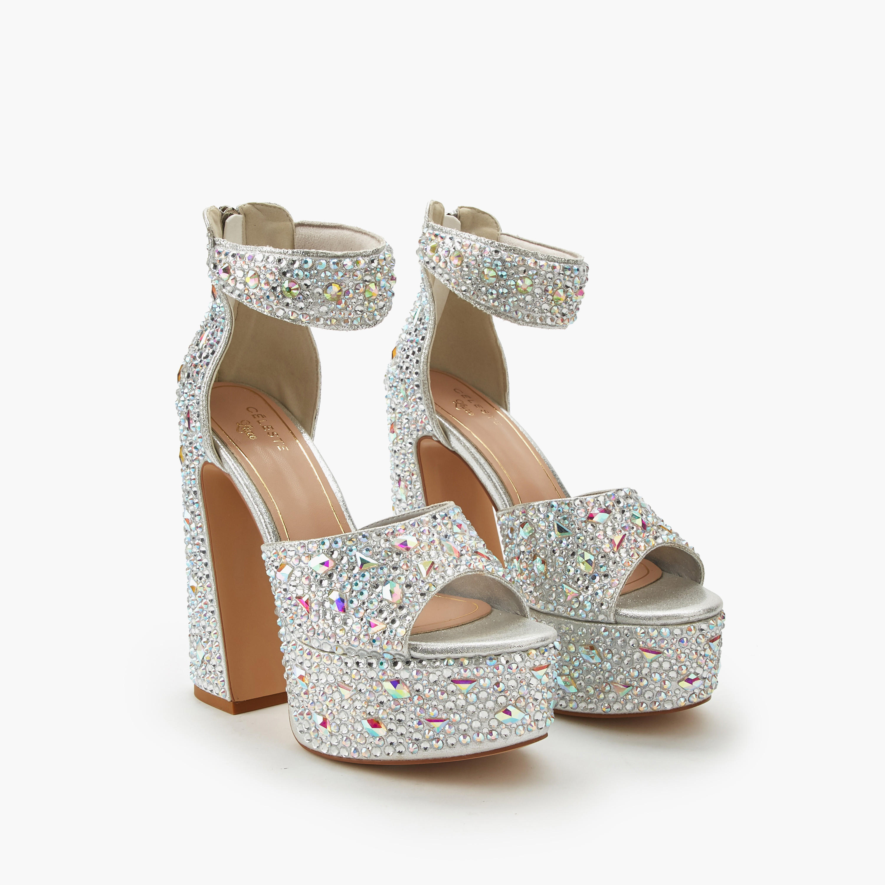 صندل مزين بكعب سميك للنساء من سيليست-women-shoes-sandals-heeled-image-1