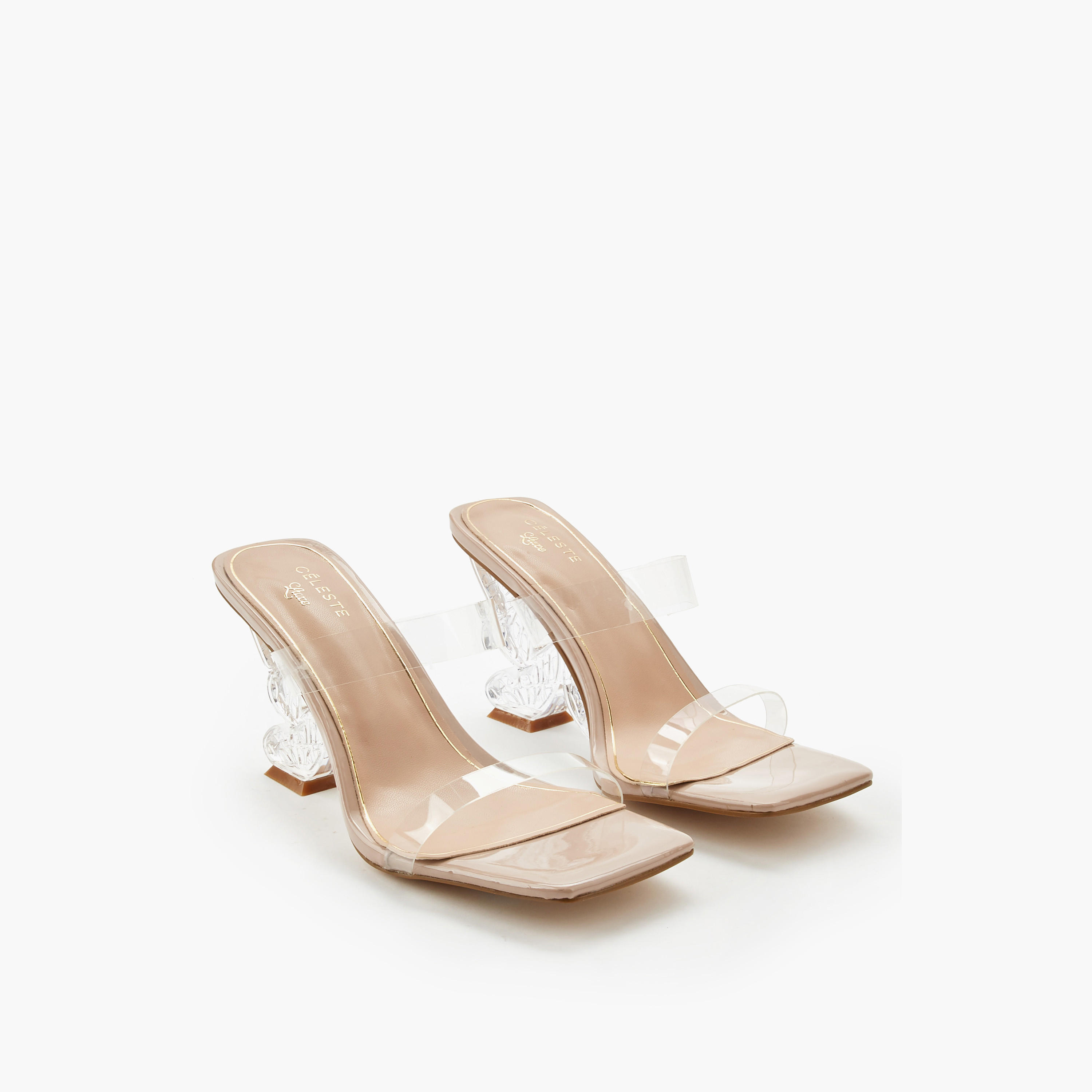 Celeste Womens Butterfly Shaped Heel Sandals-women-shoes-sandals-heeled-image-1