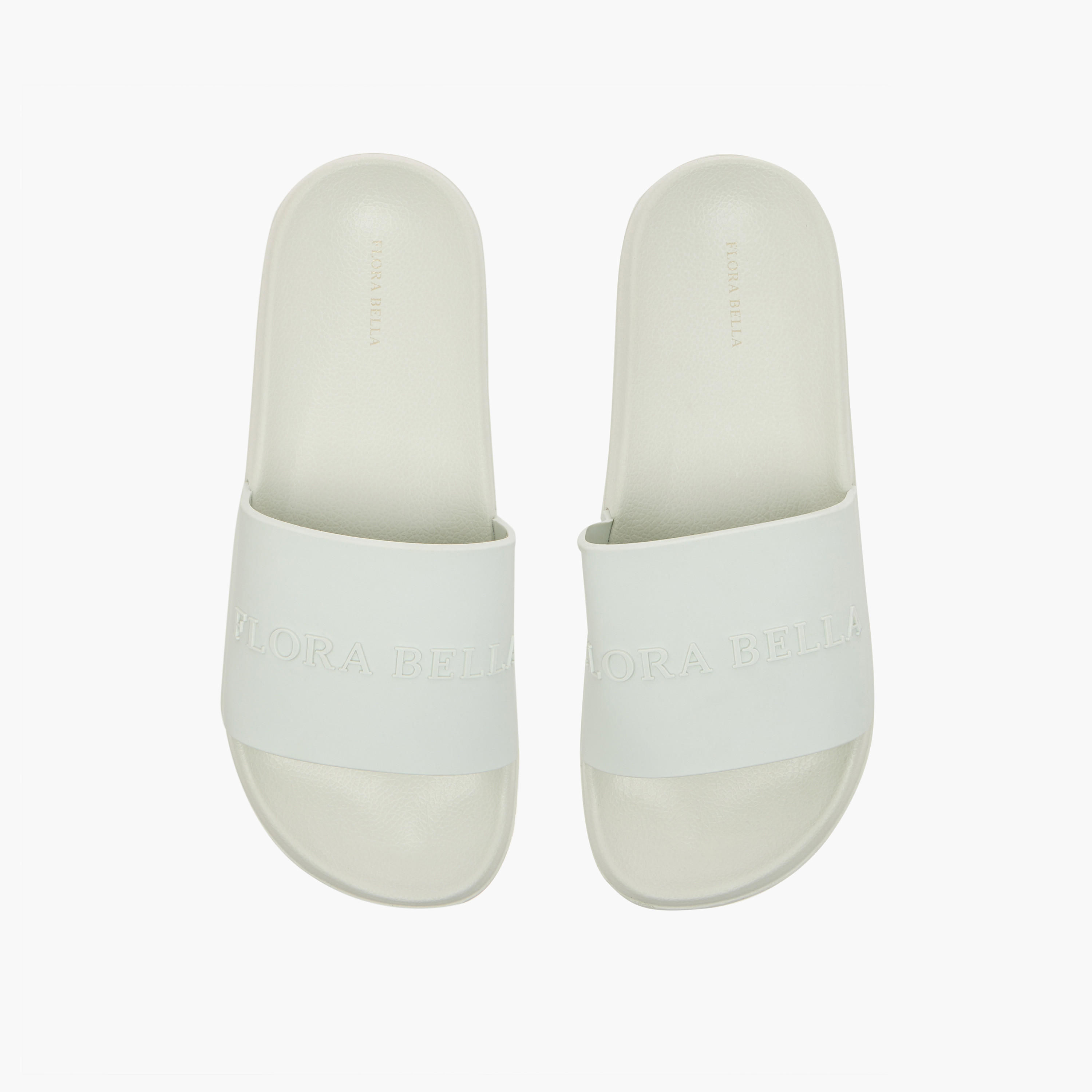 Flora Bella Logo Detail Slip-On Slides-women-shoes-flipflopsandslides-image-1