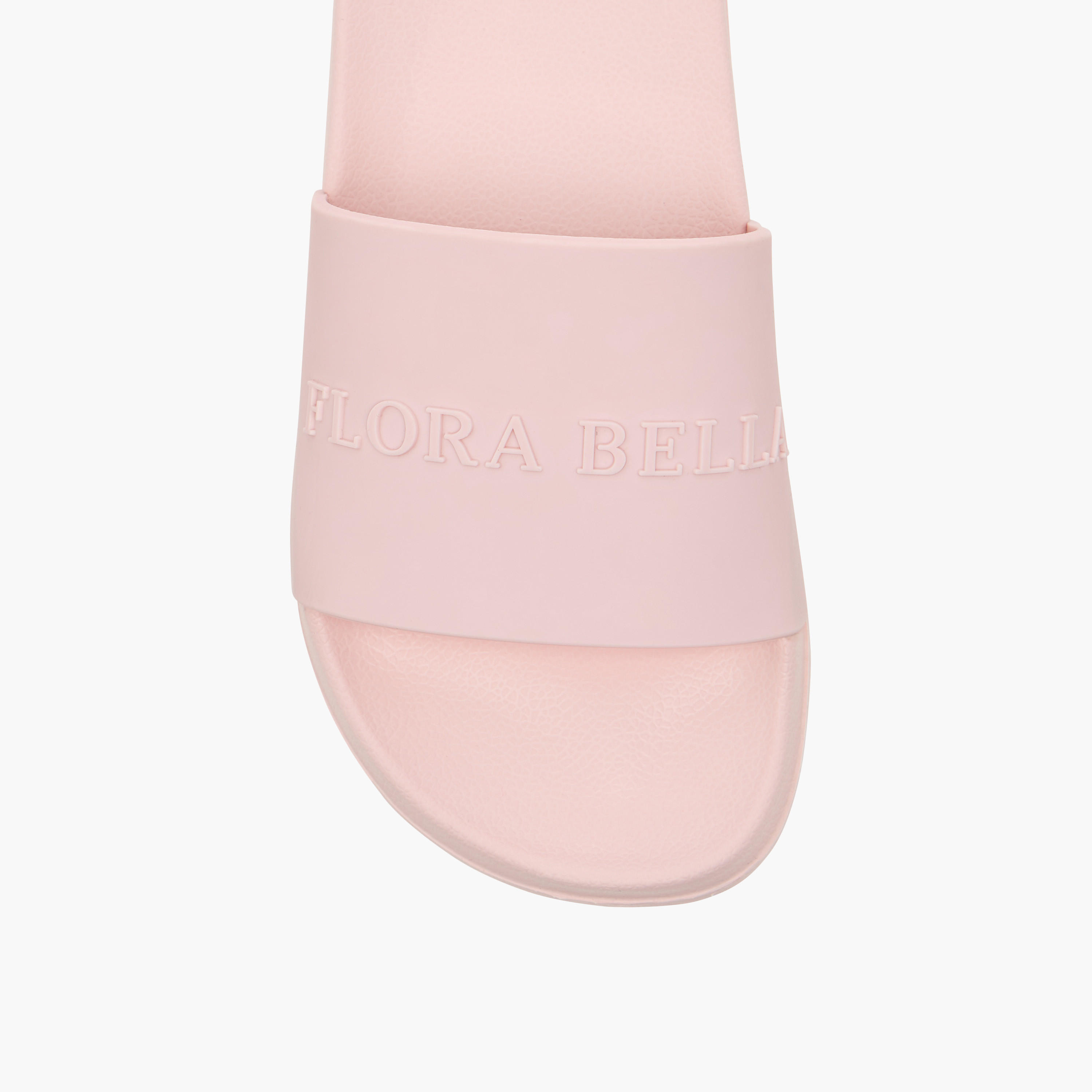 Flora Bella Logo Detail Slip-On Slides-women-shoes-flipflopsandslides-image-3