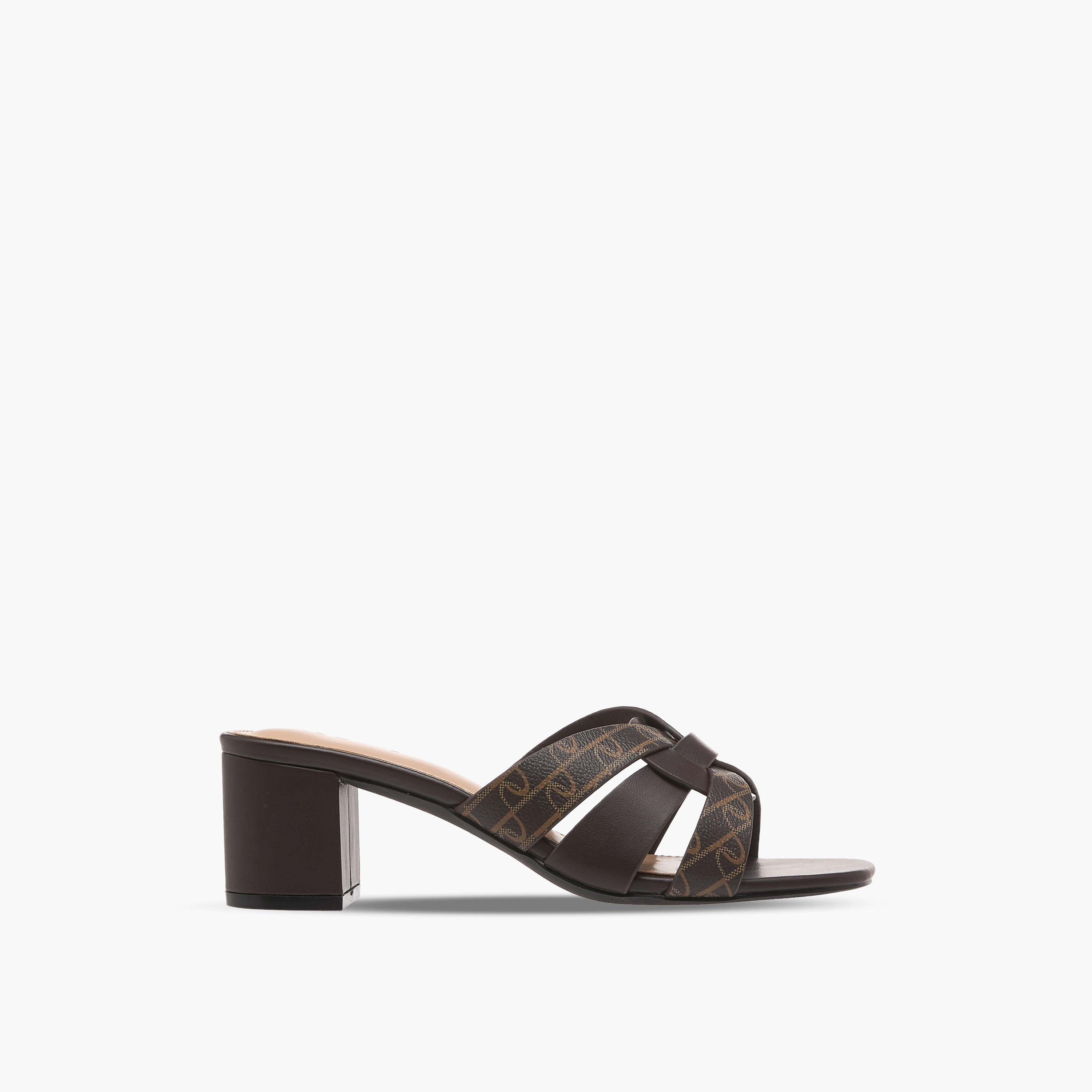 Paprika Women Printed Block Heel Slip-On Sandals-women-shoes-sandals-heeled-image-3