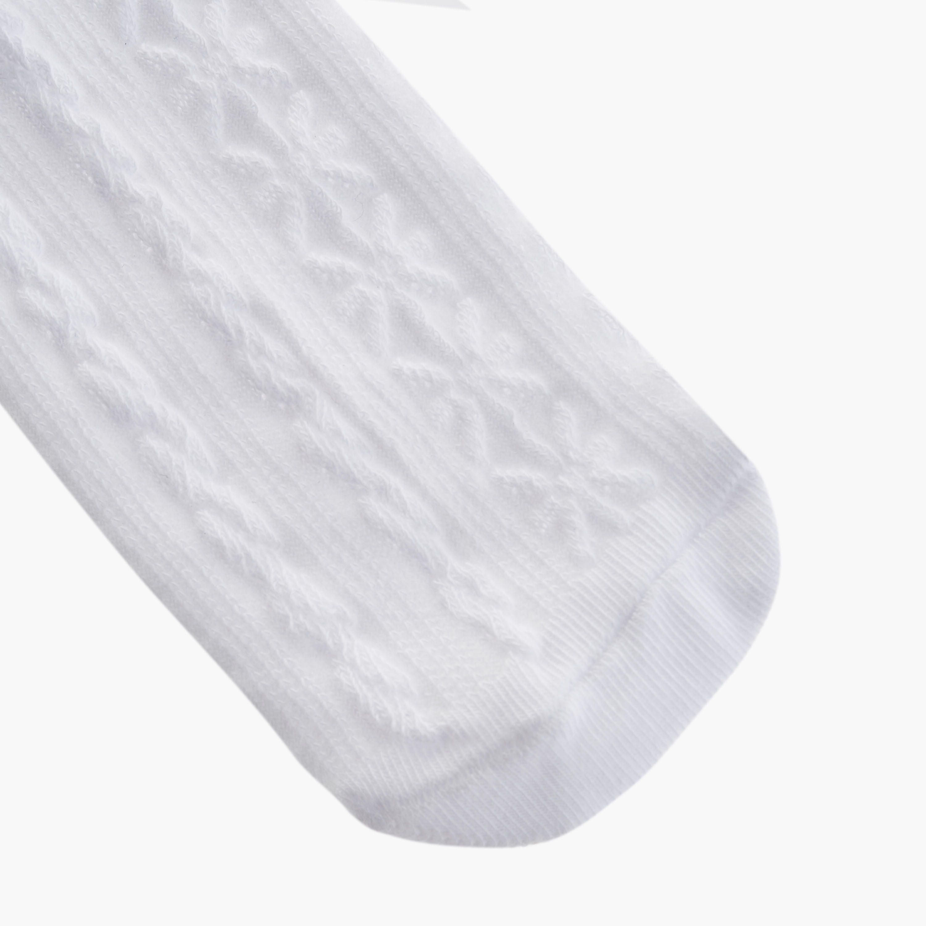جوارب بارزة الملمس طول الكاحل من جونيورز - طقم من 5 أزواج-girls-accessories-socks-image-3