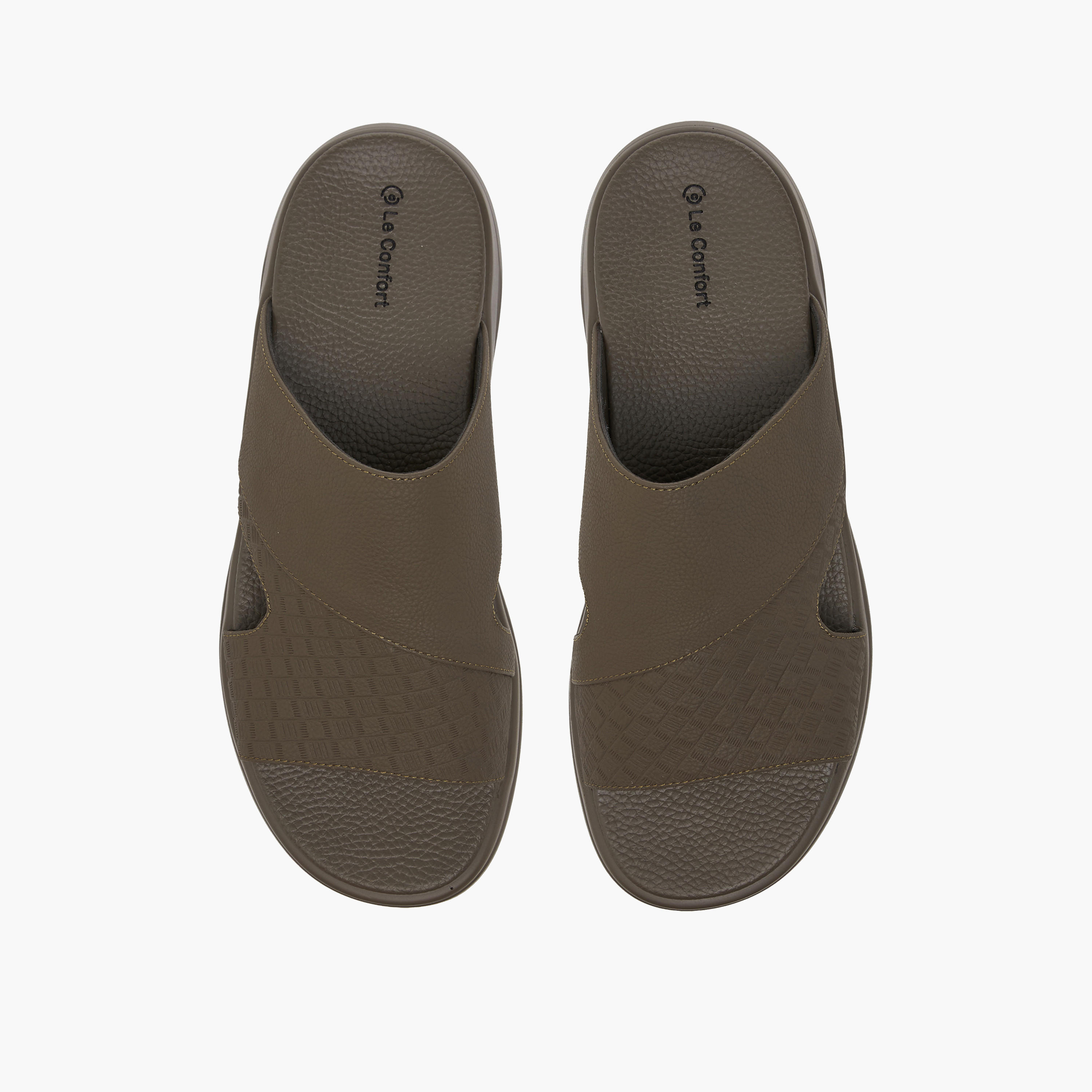 Le Confort Men Textured Comfort Sandals-men-shoes-sandals-image-1