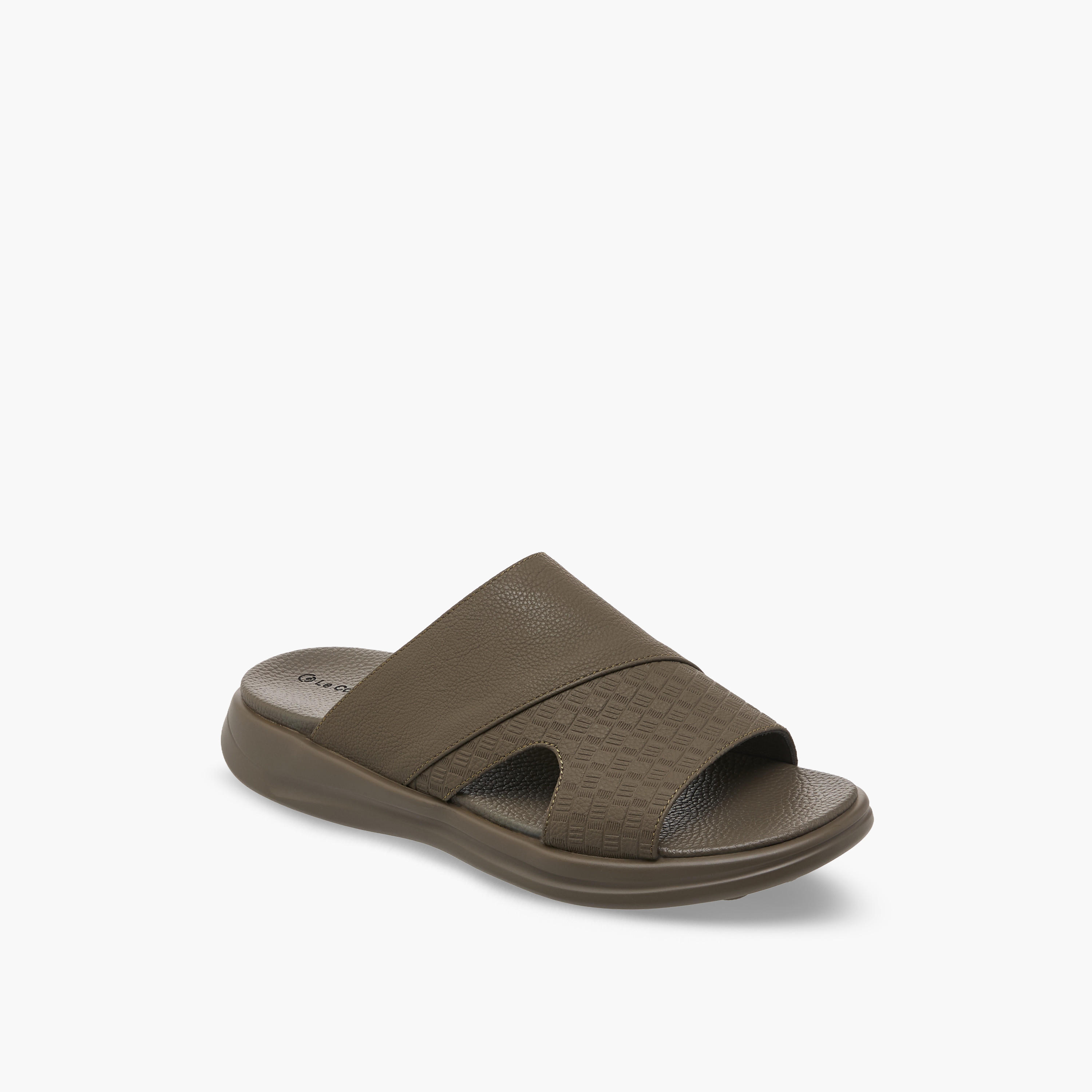 Le Confort Men Textured Comfort Sandals-men-shoes-sandals-image-2