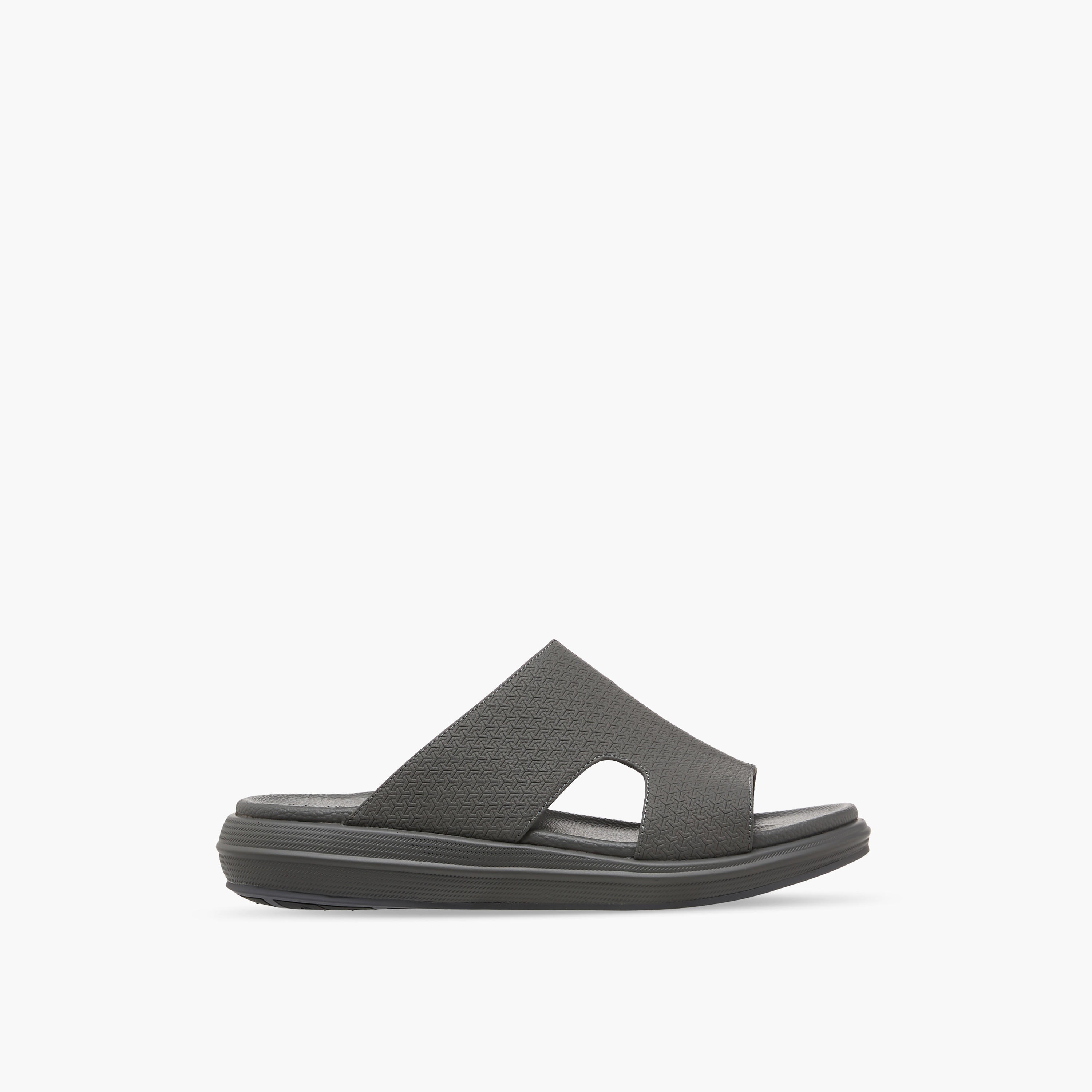 Le Confort Men Textured Slip-On Comfort Sandals-men-shoes-sandals-image-3
