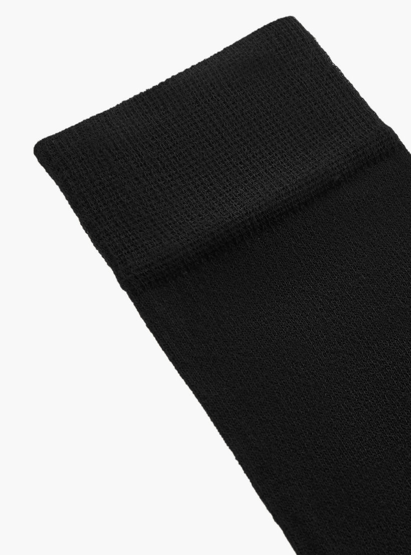 Duchini Solid Crew Length Socks - Set of 5-men-socks-image-5