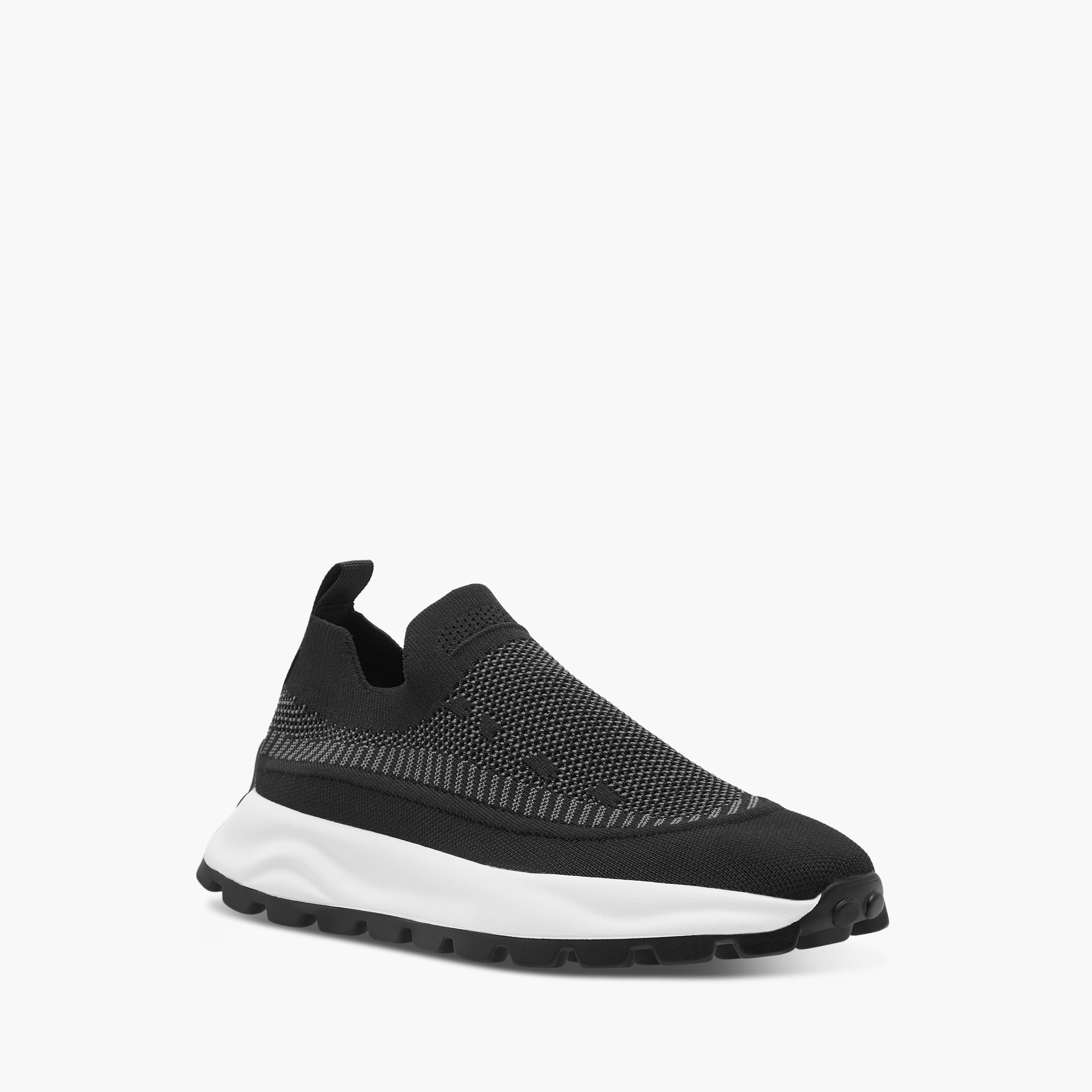 Lee Cooper Men's Textured Slip-On Sneakers with Pull Tabs-men-shoes-sneakers-image-2