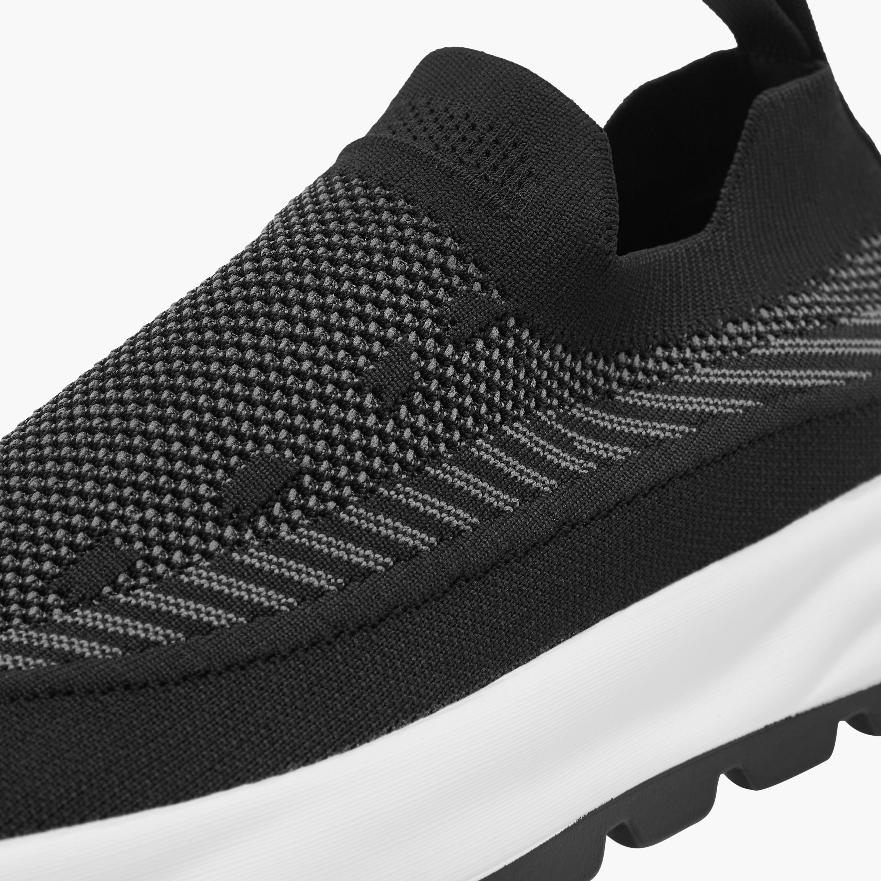 Lee Cooper Men's Textured Slip-On Sneakers with Pull Tabs-men-shoes-sneakers-image-4