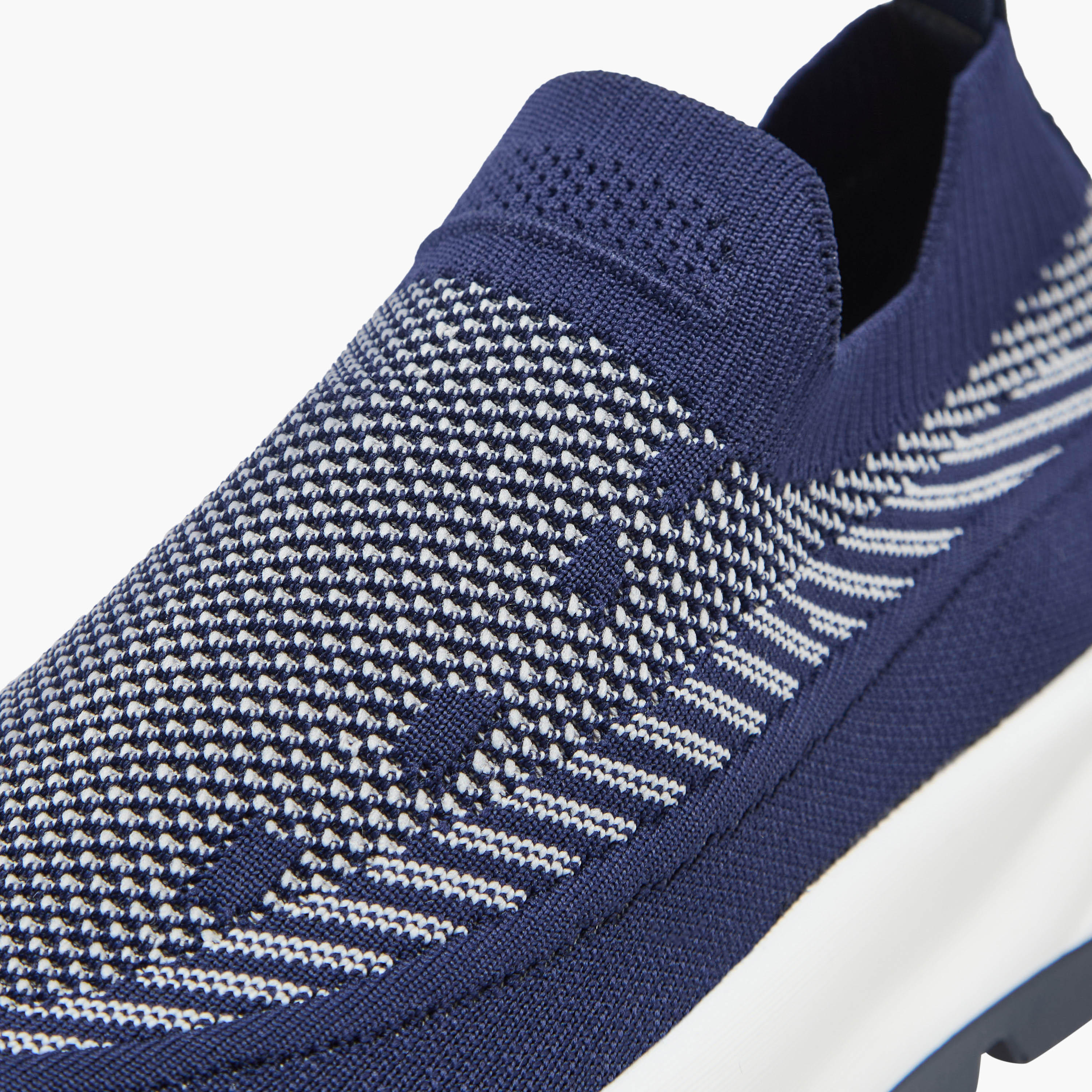 Lee Cooper Men's Textured Slip-On Sneakers with Pull Tabs-men-shoes-sneakers-image-4
