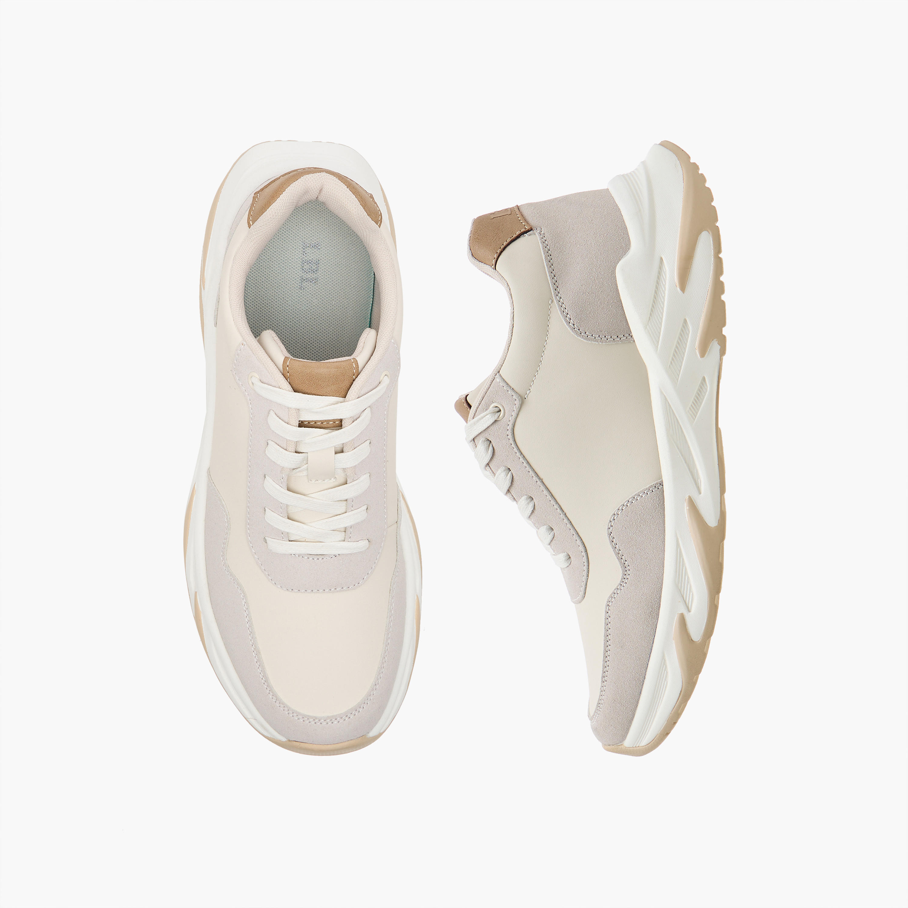LBL by Shoexpress Panelled Ankle Sneakers with Lace-Up Closure-men-shoes-sneakers-image-1