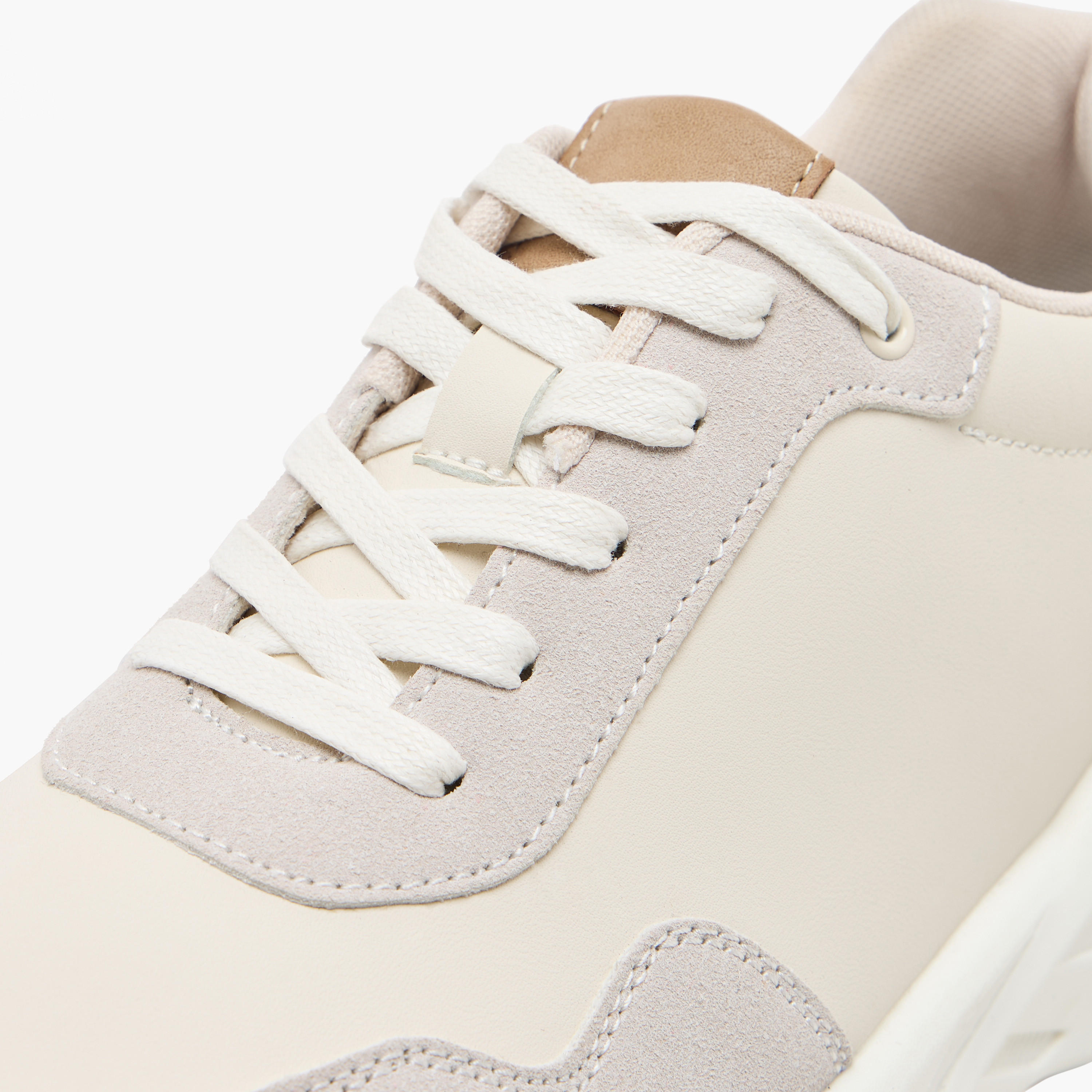 LBL by Shoexpress Panelled Ankle Sneakers with Lace-Up Closure-men-shoes-sneakers-image-4