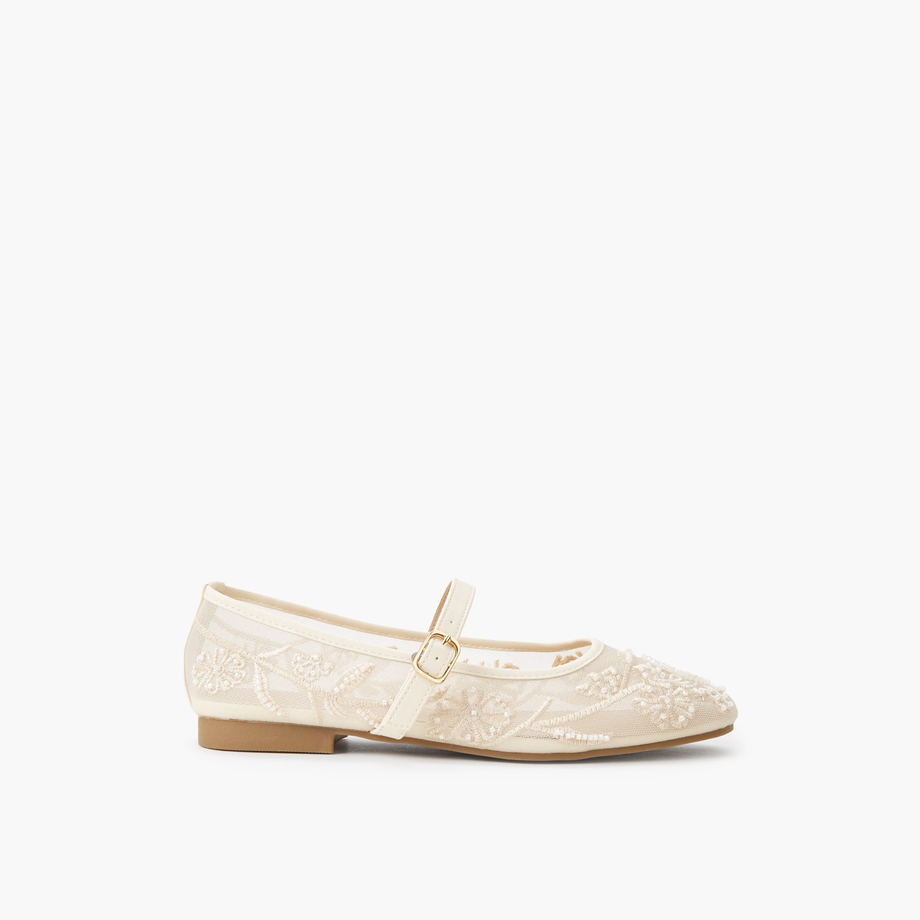 Flora Bella Women Embroidered and Embellished Mary Jane Shoes-women-shoes-ballerinas-image-3